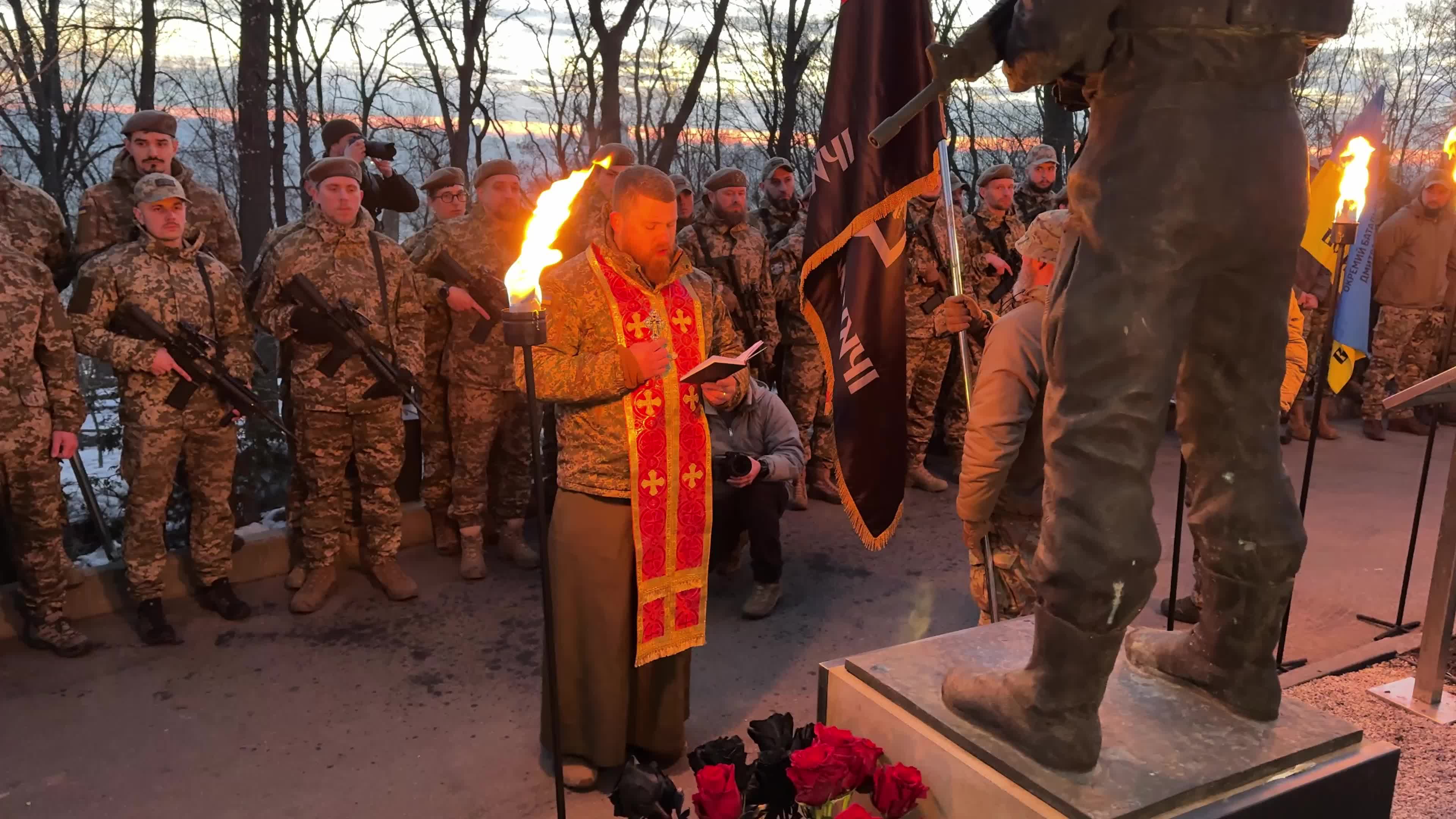 Kyiv: Ceremony Marks Third Anniversary of Death of “Da Vinci” Kotsiubailo