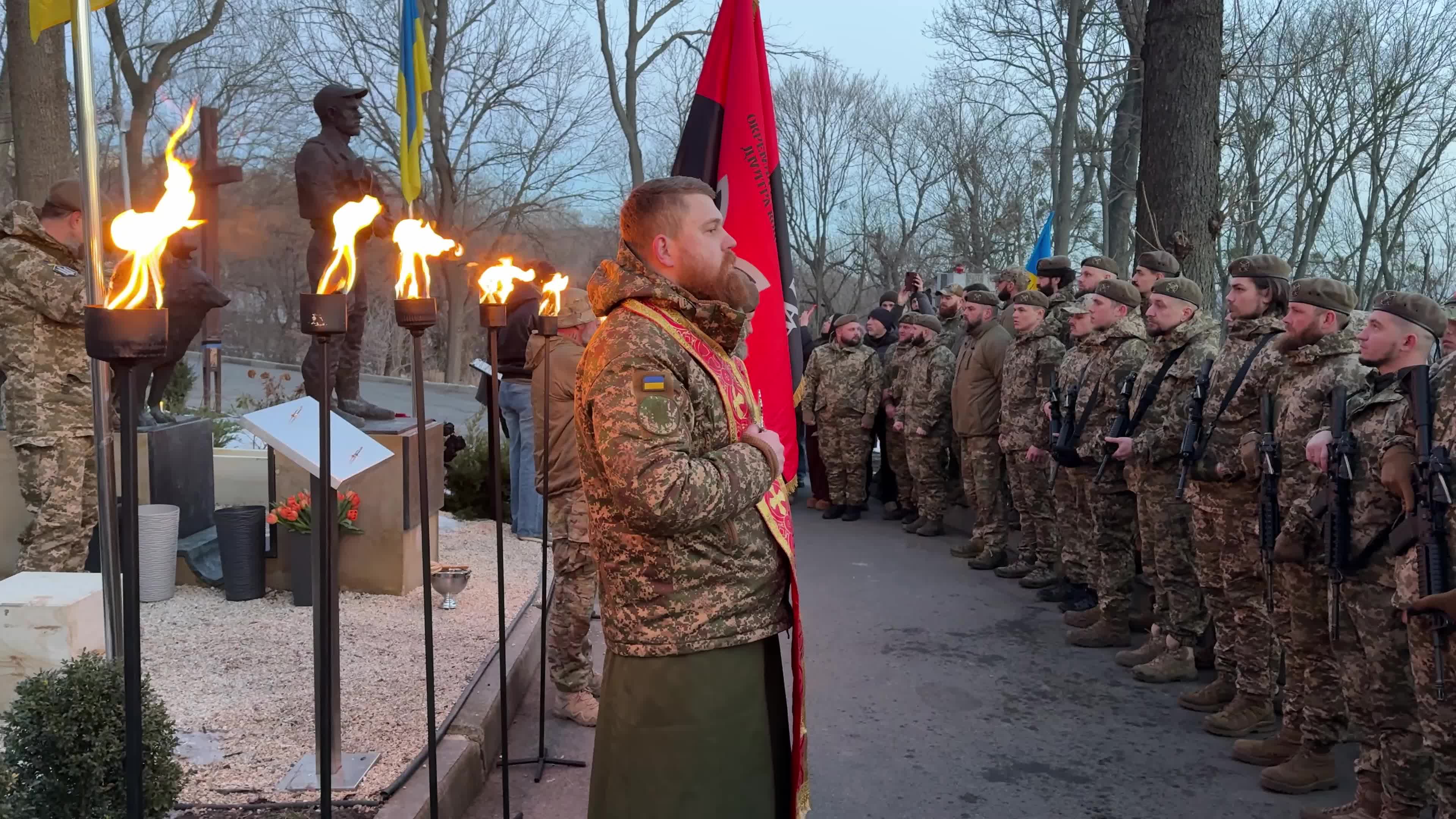 Kyiv: Ceremony Marks Third Anniversary of Death of “Da Vinci” Kotsiubailo