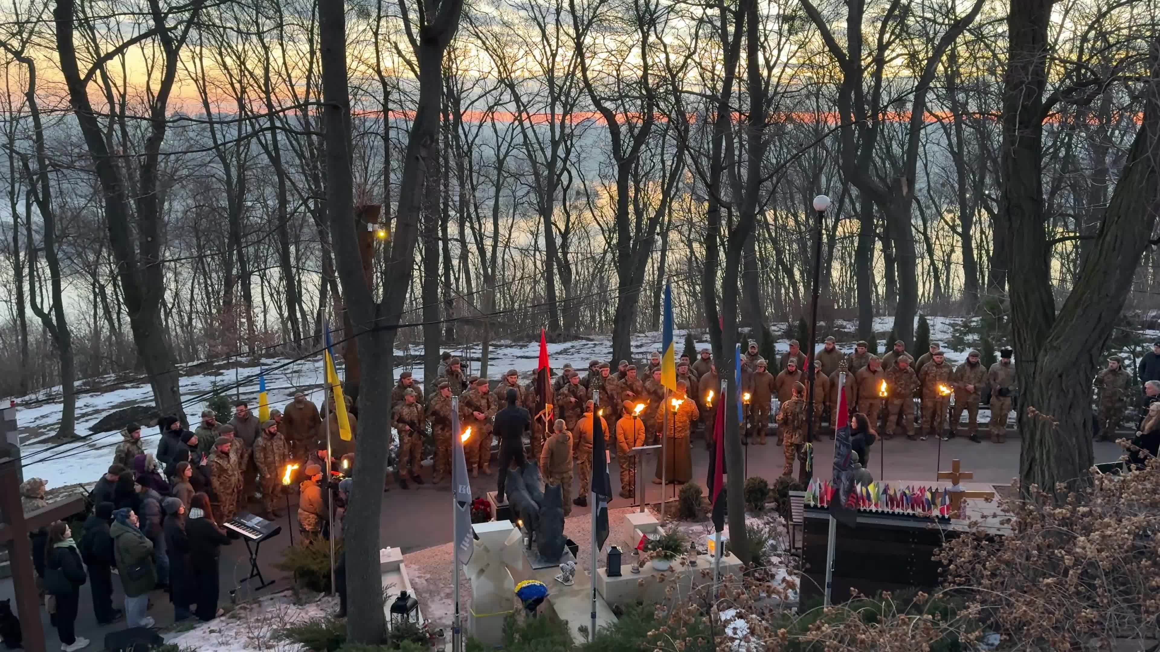 Kyiv: Ceremony Marks Third Anniversary of Death of “Da Vinci” Kotsiubailo