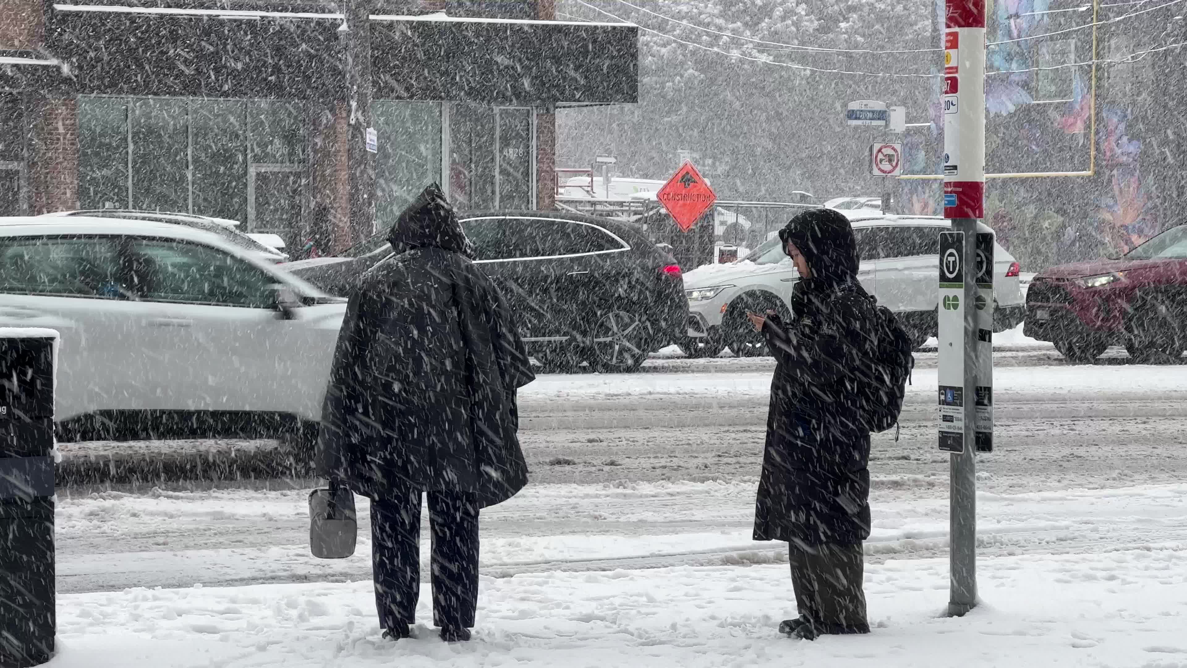 Snowfall in Toronto