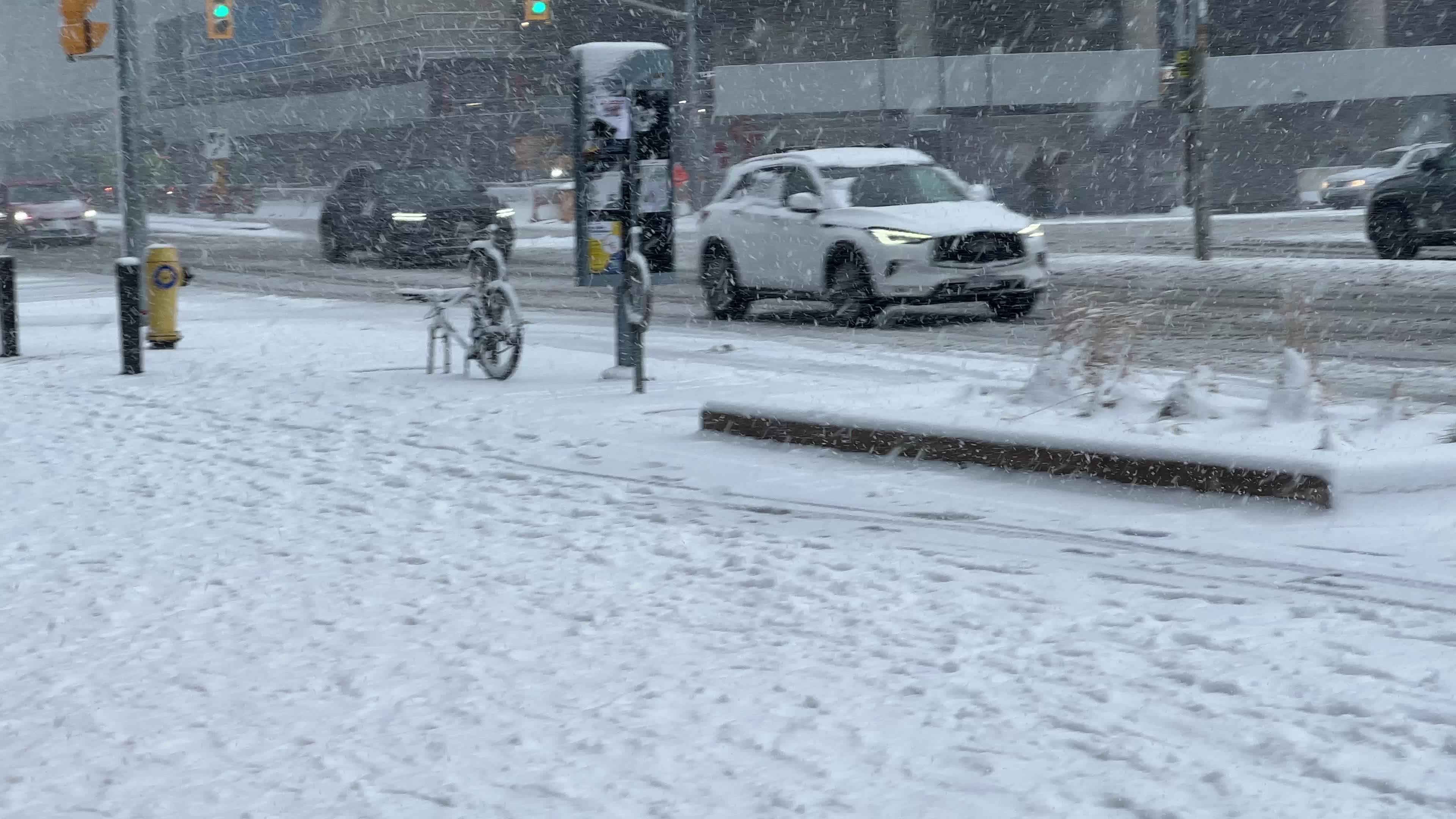 Snowfall in Toronto
