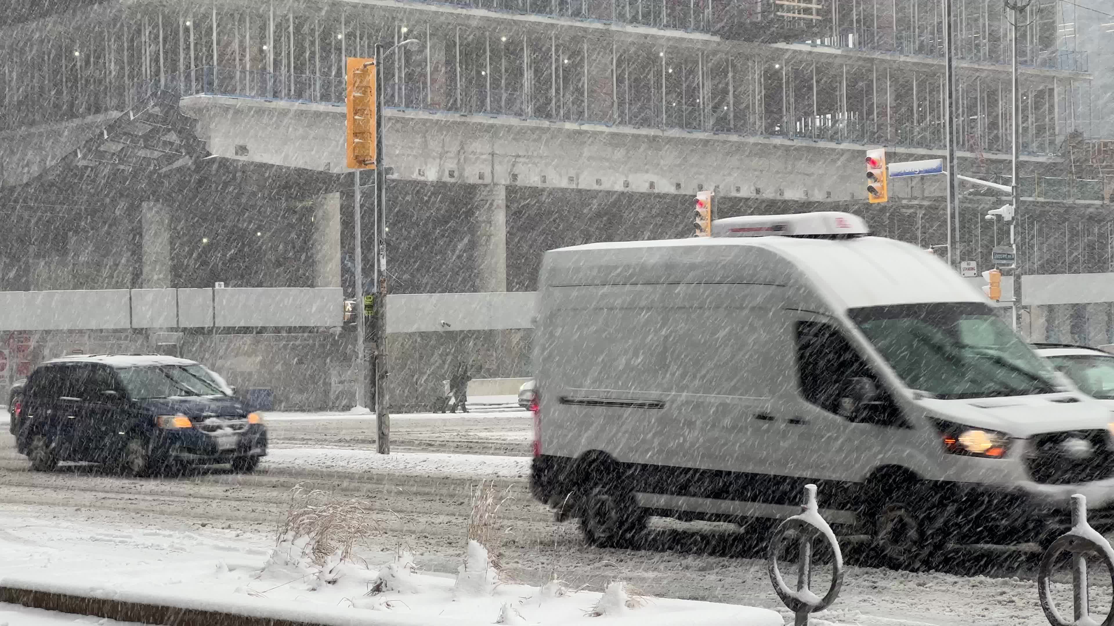 Snowfall in Toronto
