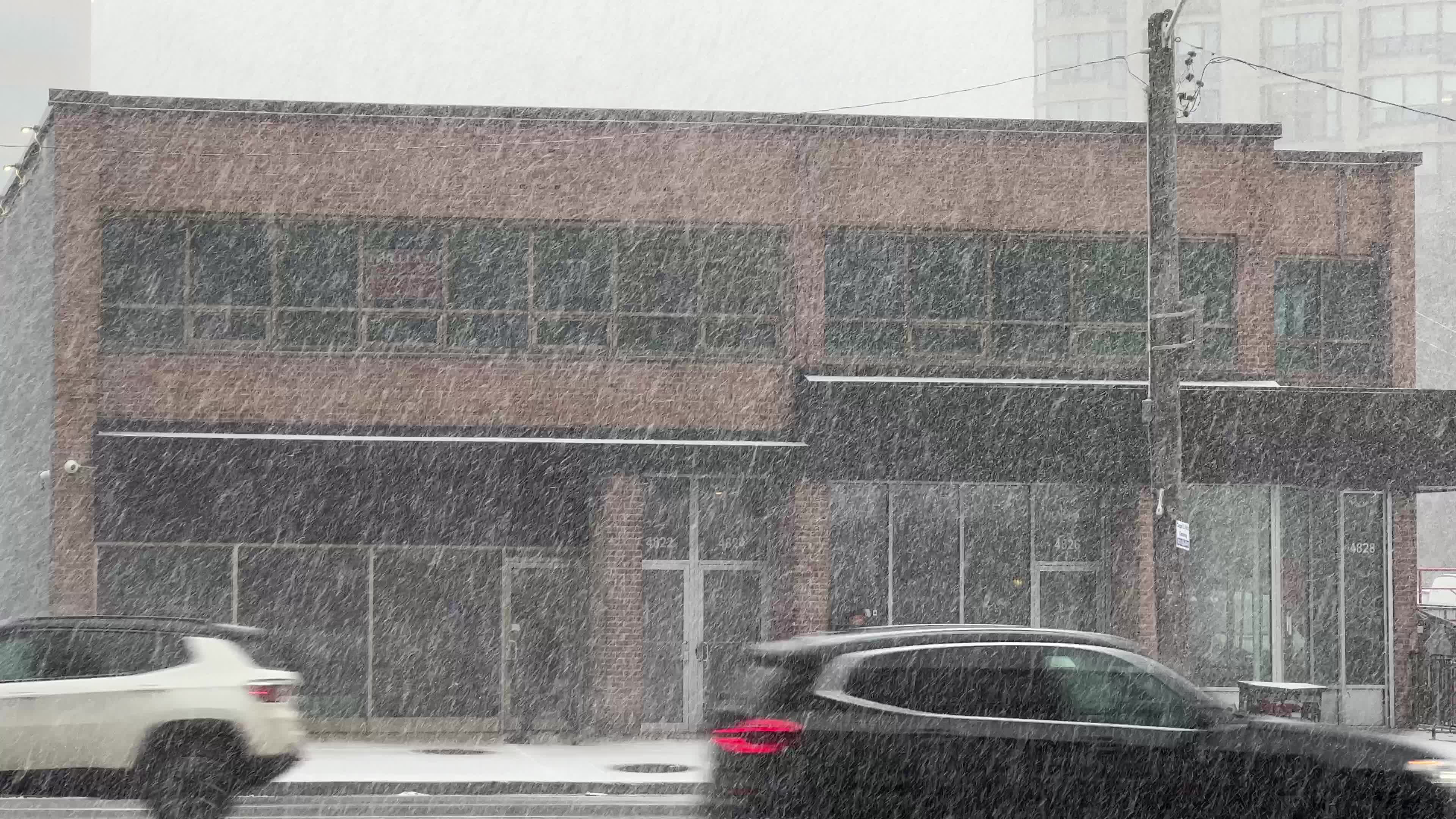 Snowfall in Toronto