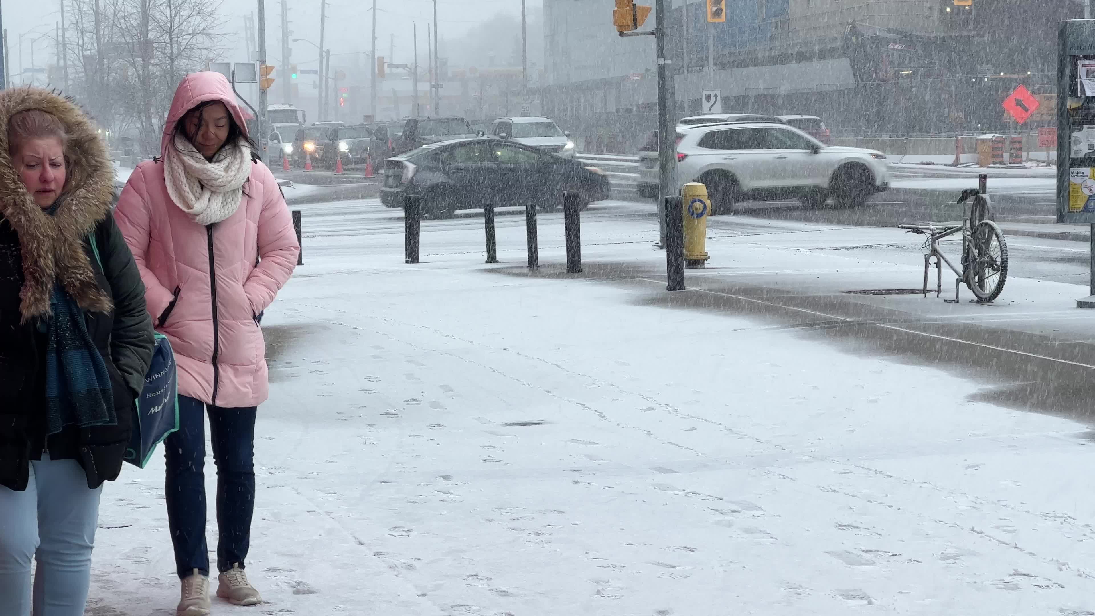 Snowfall in Toronto