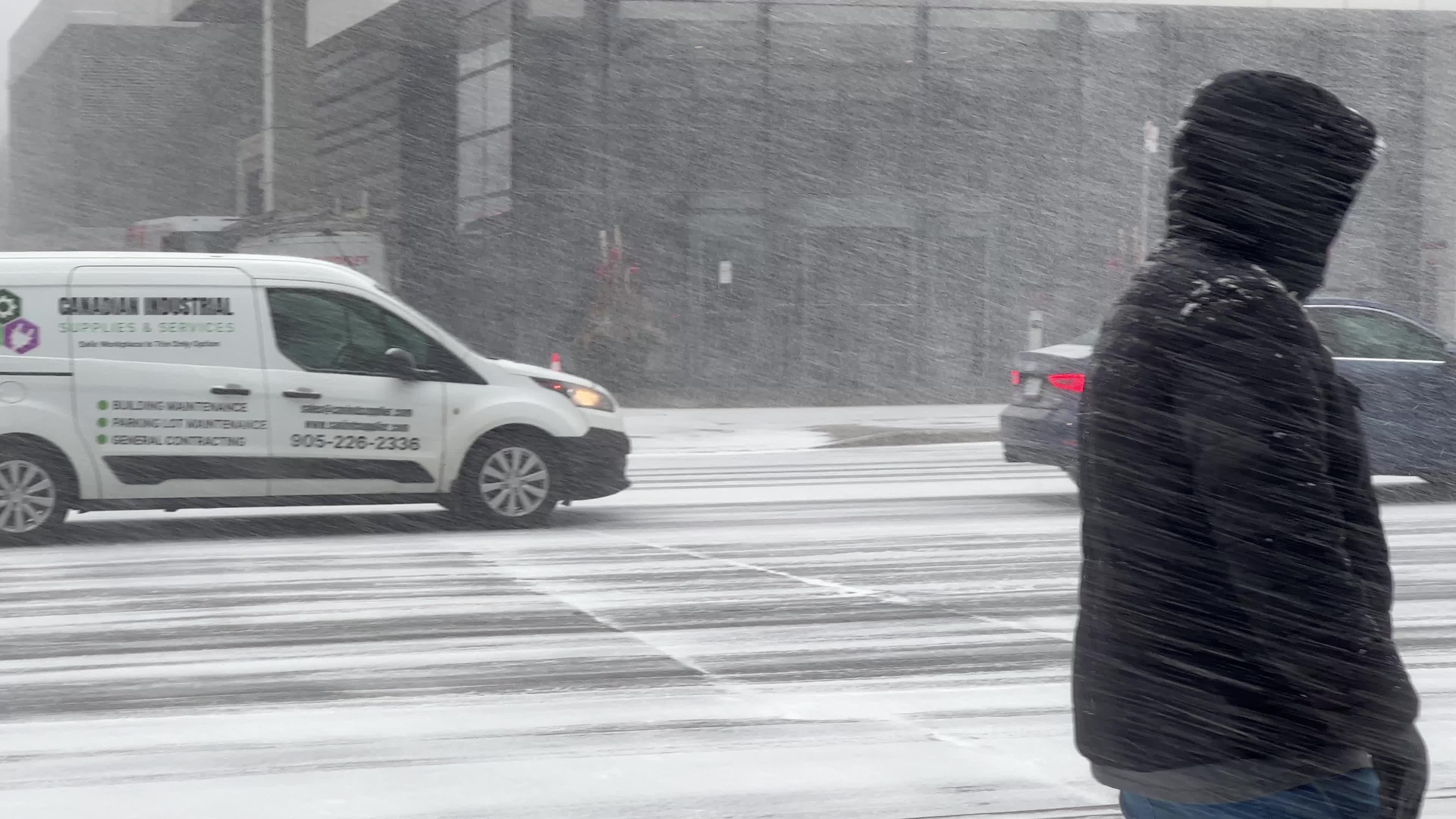 Snowfall in Toronto