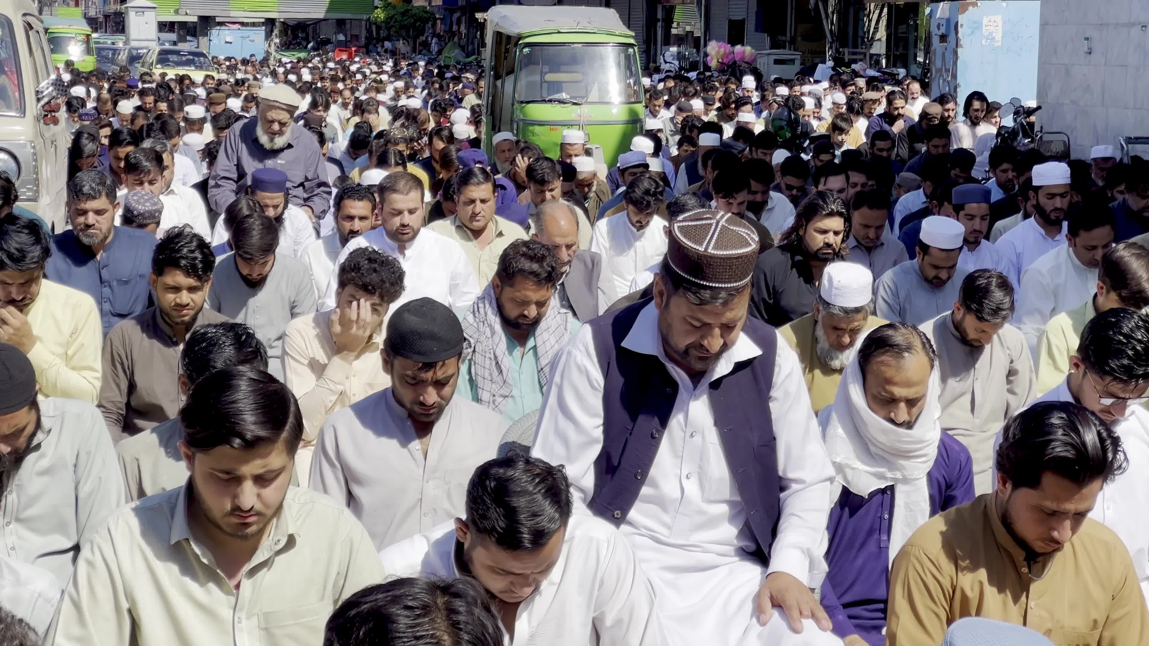 Last Friday prayers during Ramadan in Pakistan