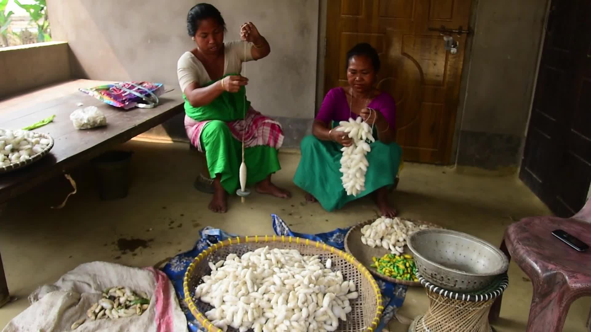 Silk Textile Production In India