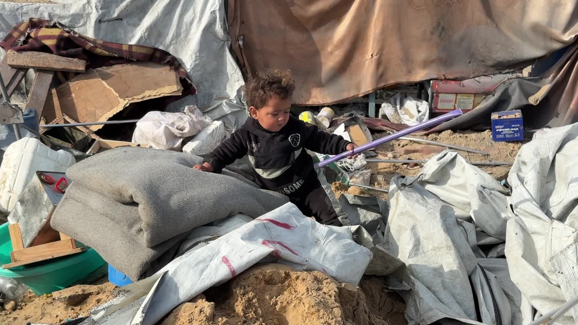 Aftermath Of Israeli Airstrike In Gaza, Palestine