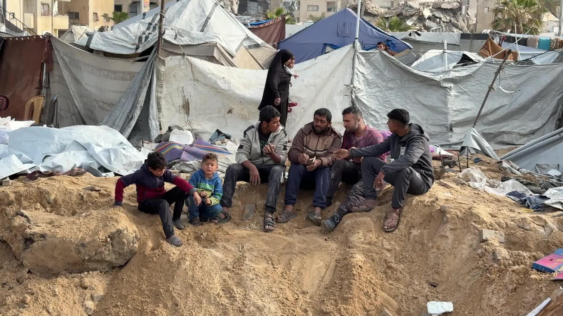 Aftermath Of Israeli Airstrike In Gaza, Palestine