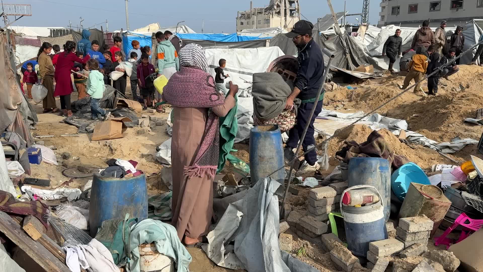 Aftermath Of Israeli Airstrike In Gaza, Palestine