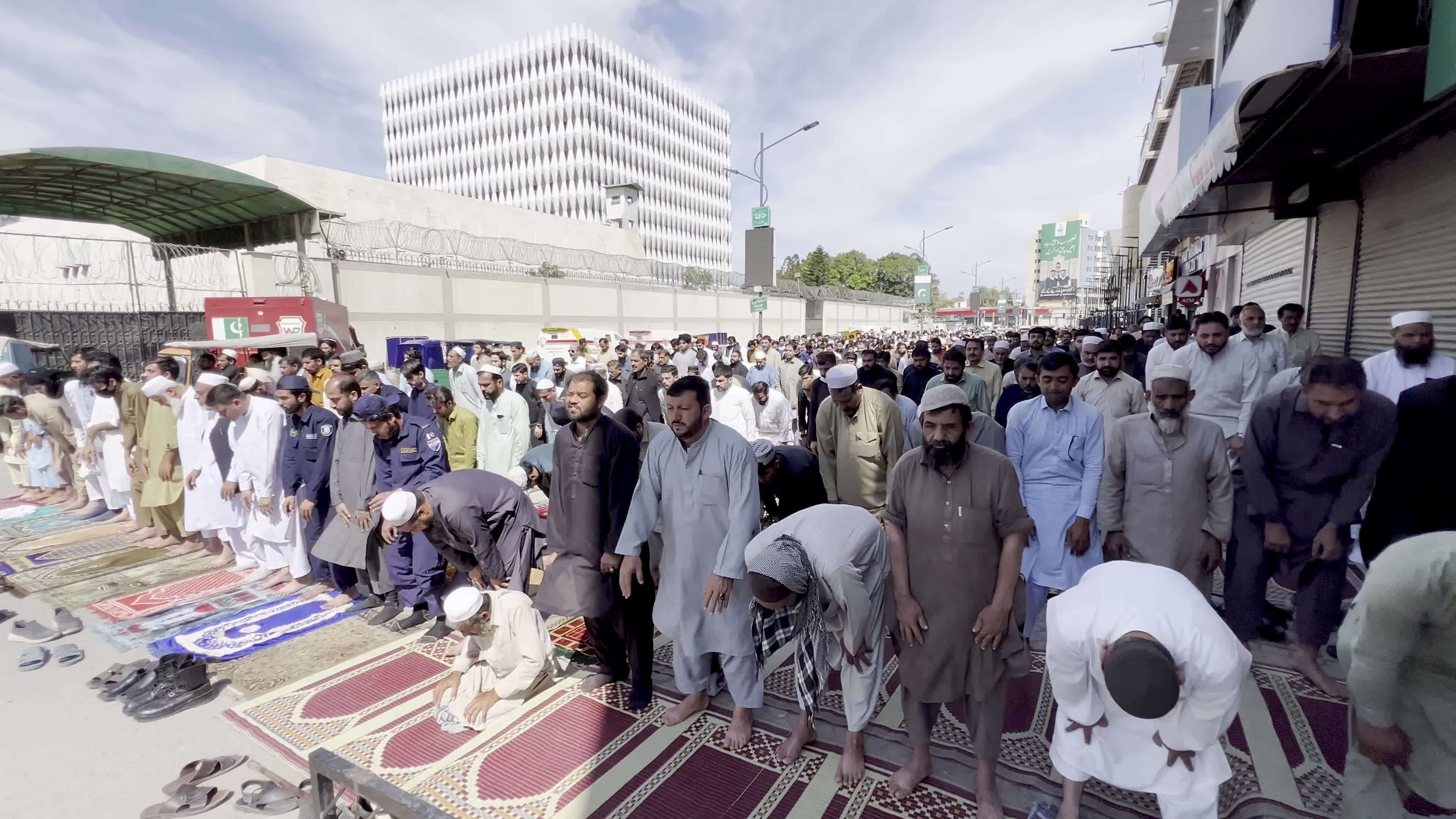 Last Friday prayers during Ramadan in Pakistan