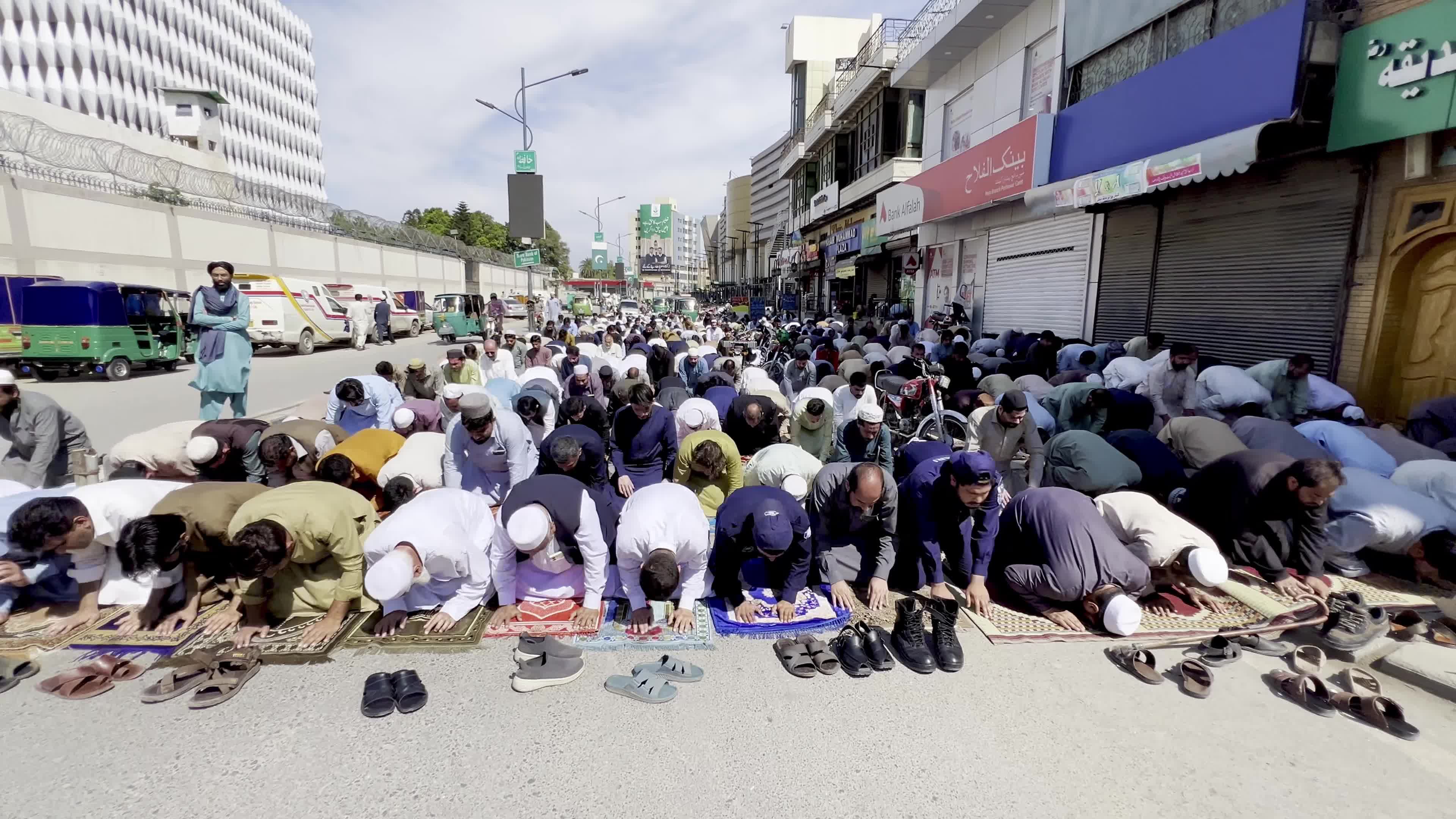Last Friday prayers during Ramadan in Pakistan
