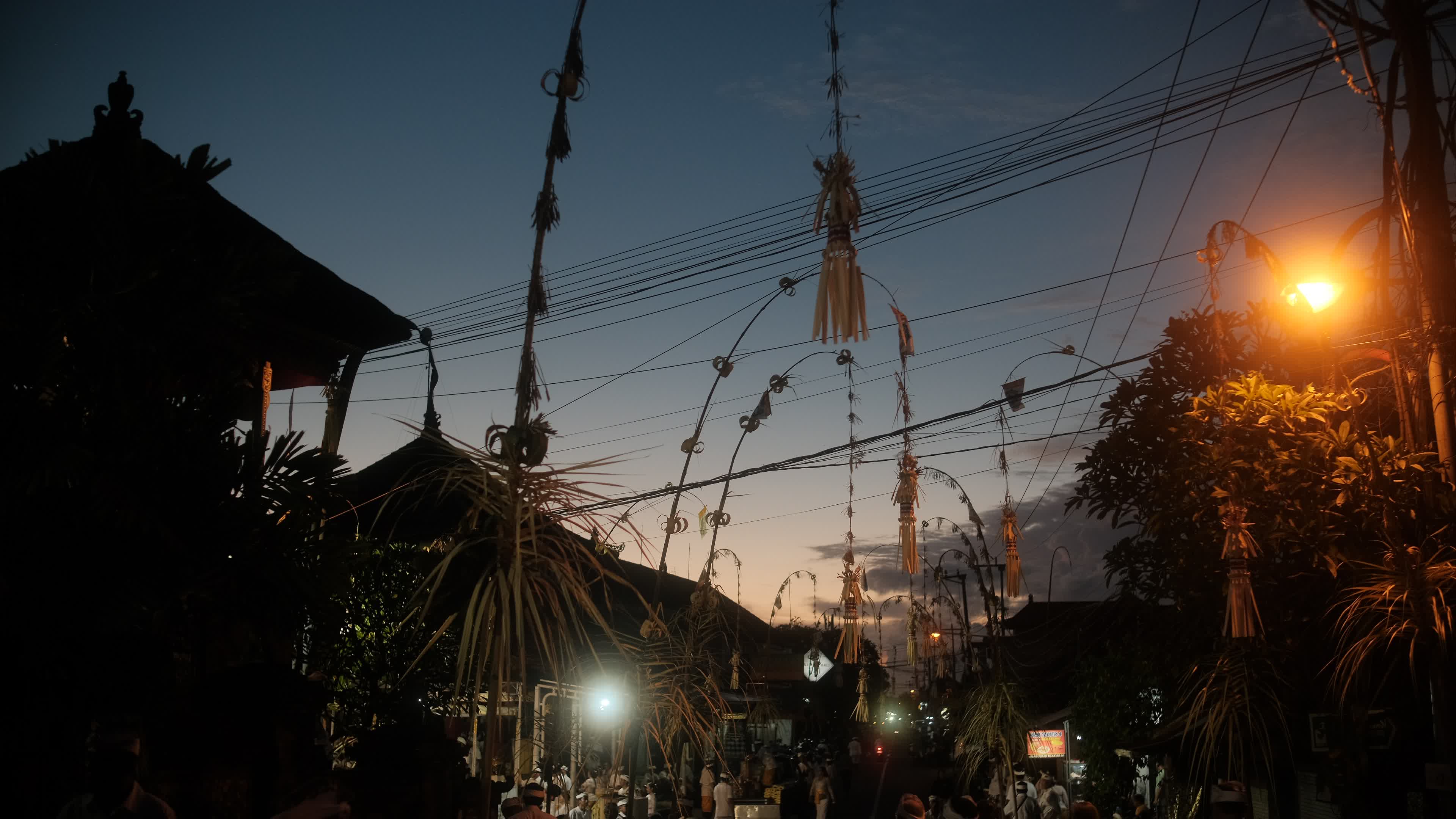 Melasti Ceremony Before Nyepi Day For Hindus On The Island Of Bali, Indonesia.