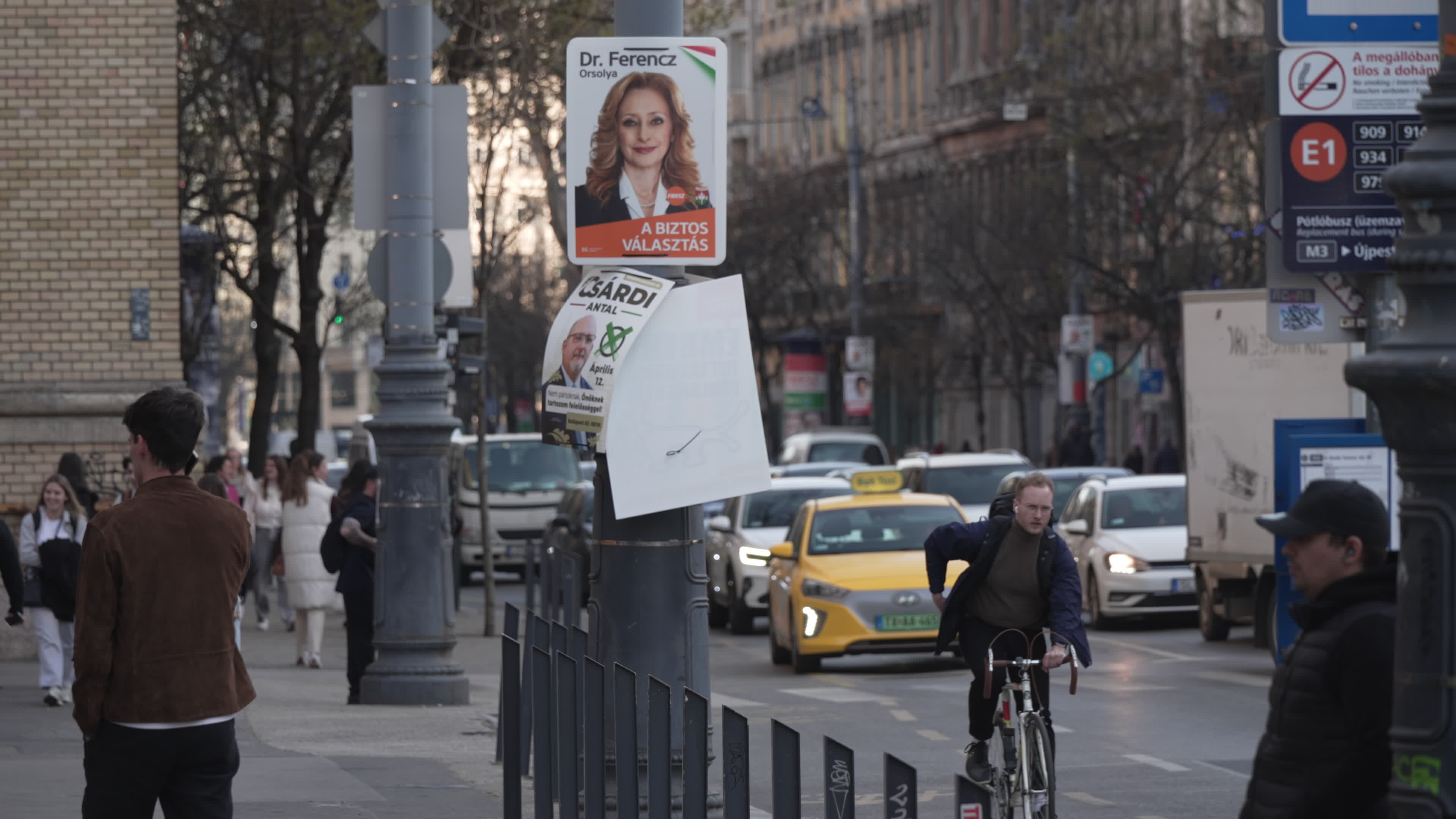 Budapest ahead of general elections