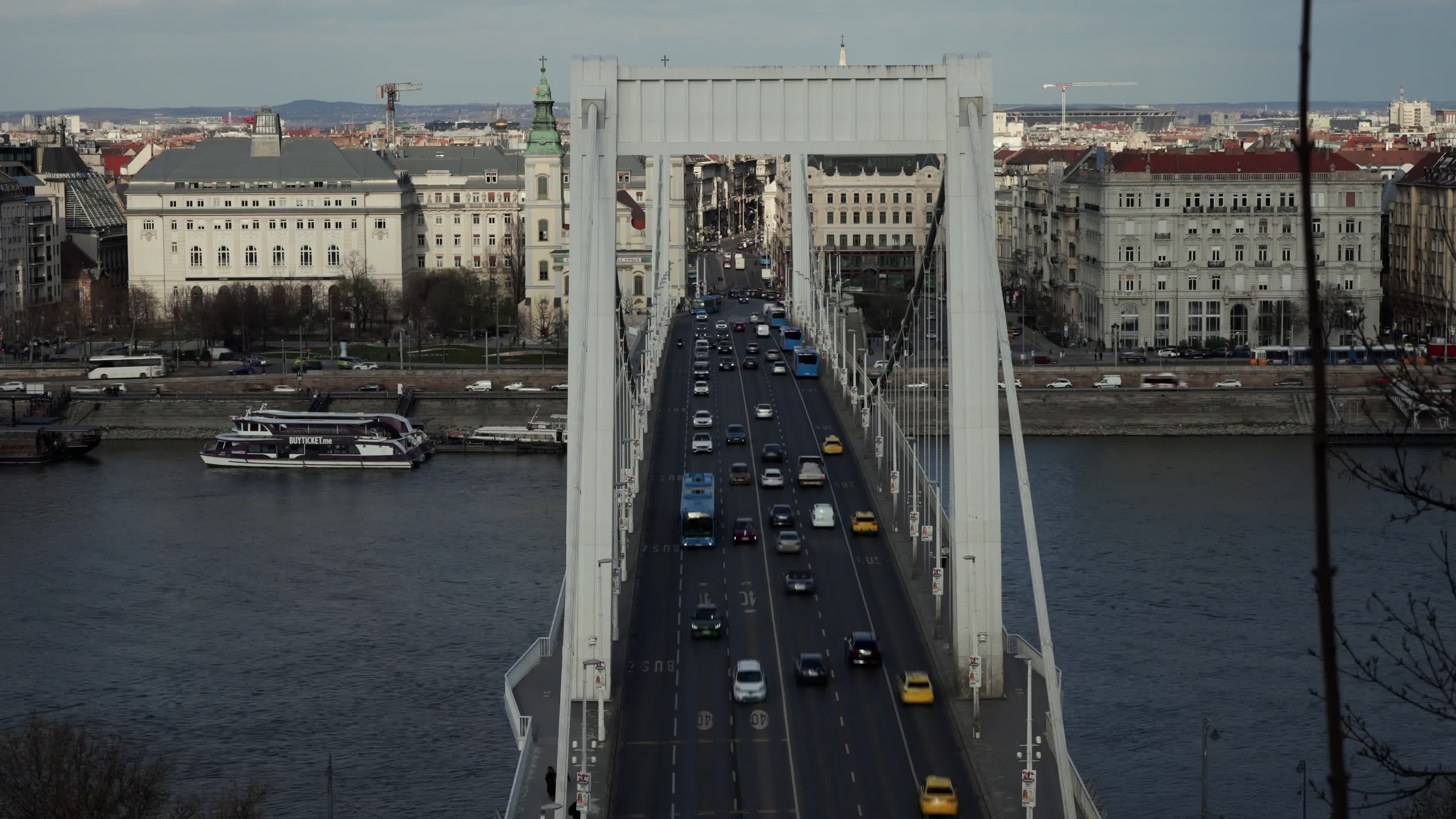 Timelapse views of Budapest ahead of general elections