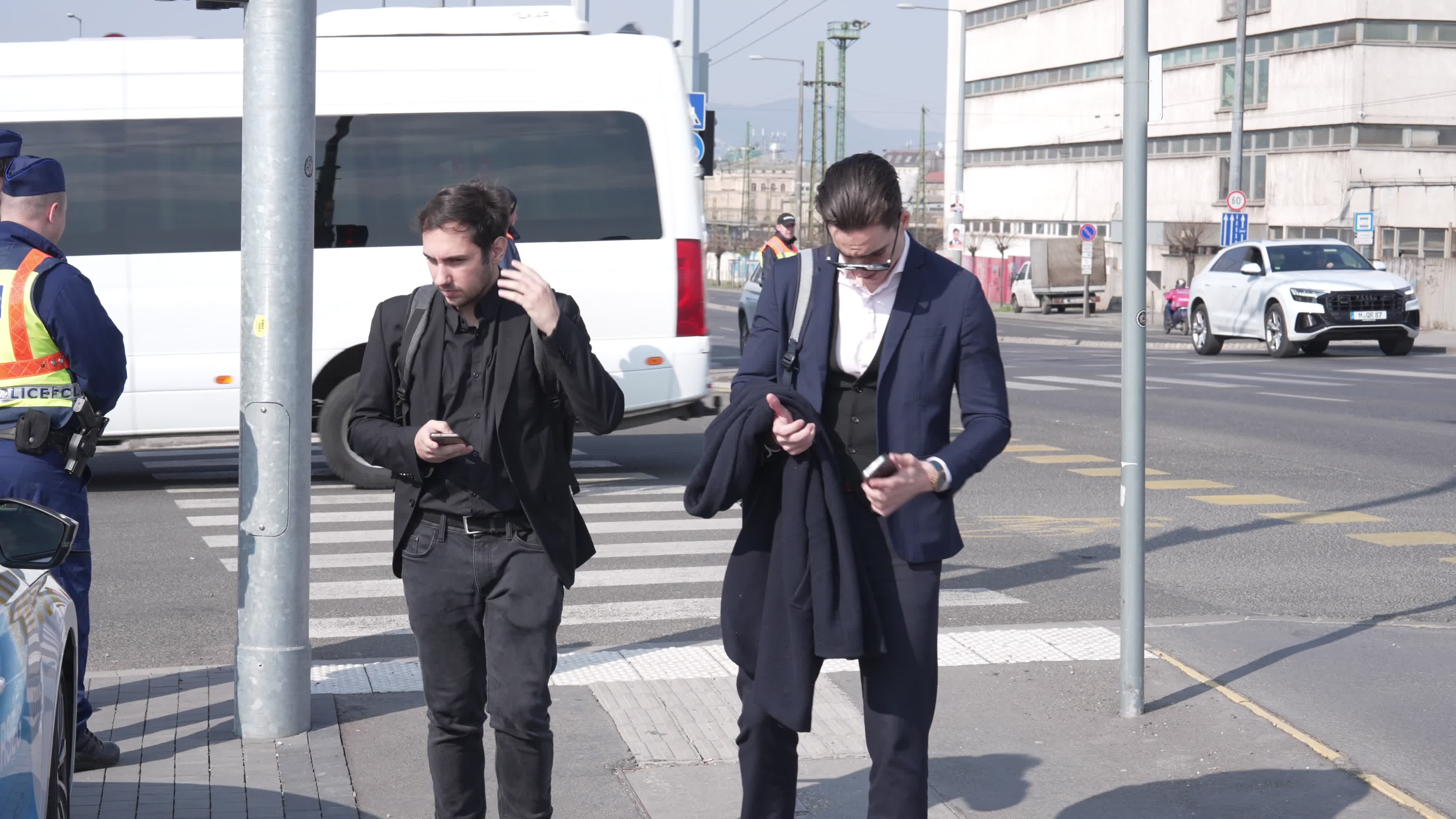 Attendees and VIPs arrive at CPAC in Budapest