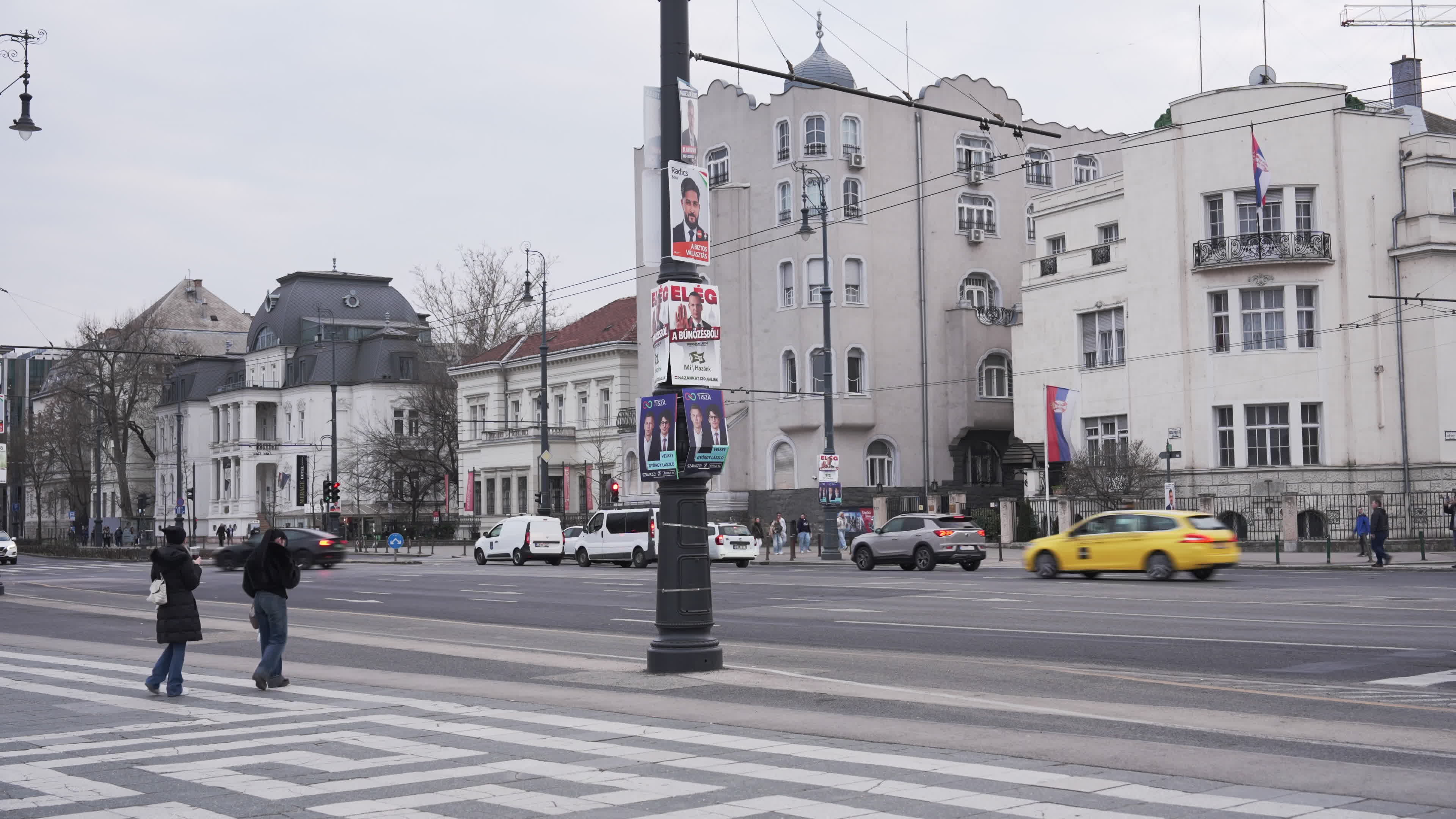 Timelapse views of Budapest ahead of general elections