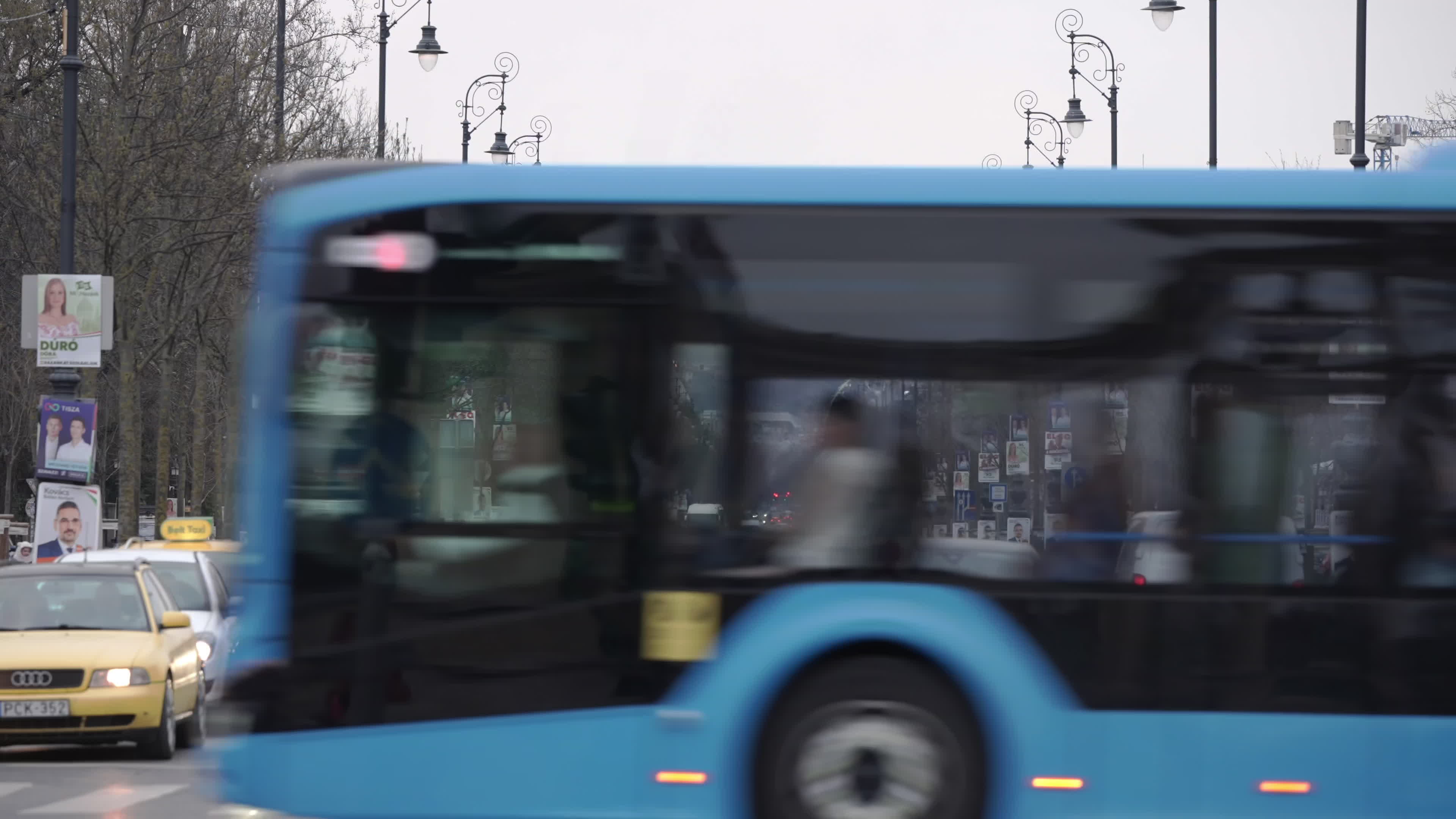 Timelapse views of Budapest ahead of general elections