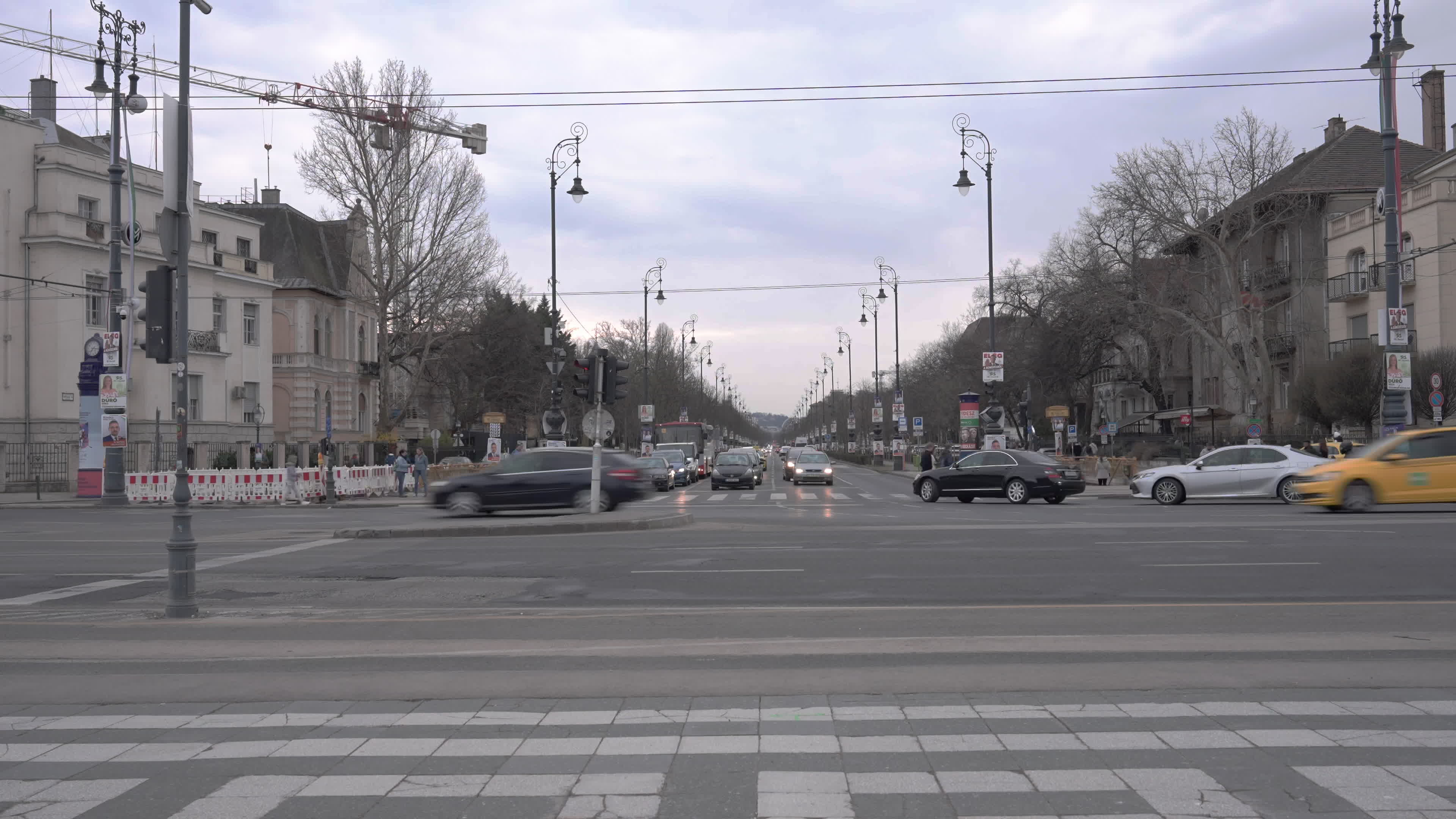 Timelapse views of Budapest ahead of general elections
