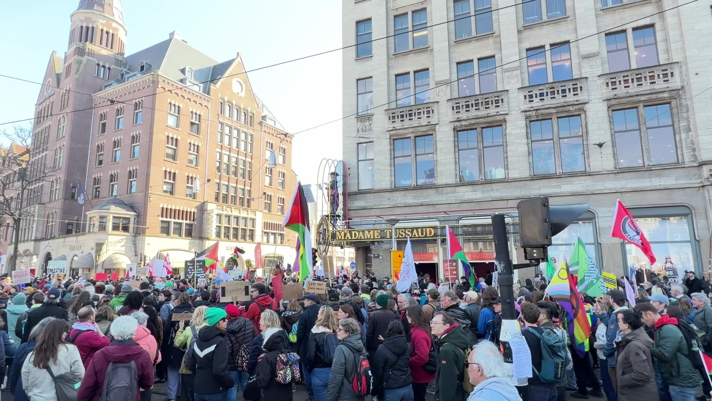 Large Demonstration in Amsterdam Marks International Day Against Racism and Islamophobia