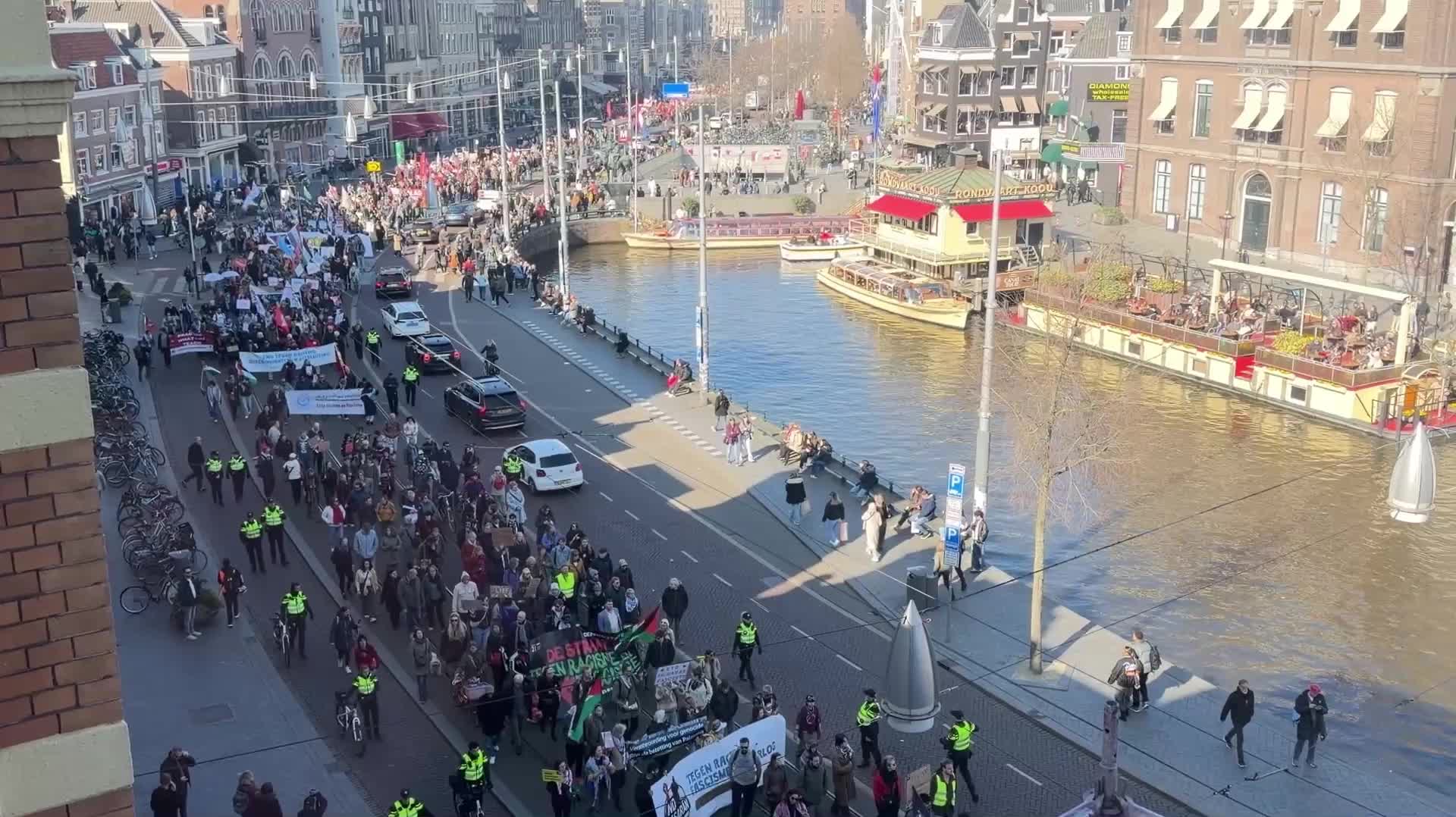 Large Demonstration in Amsterdam Marks International Day Against Racism and Islamophobia
