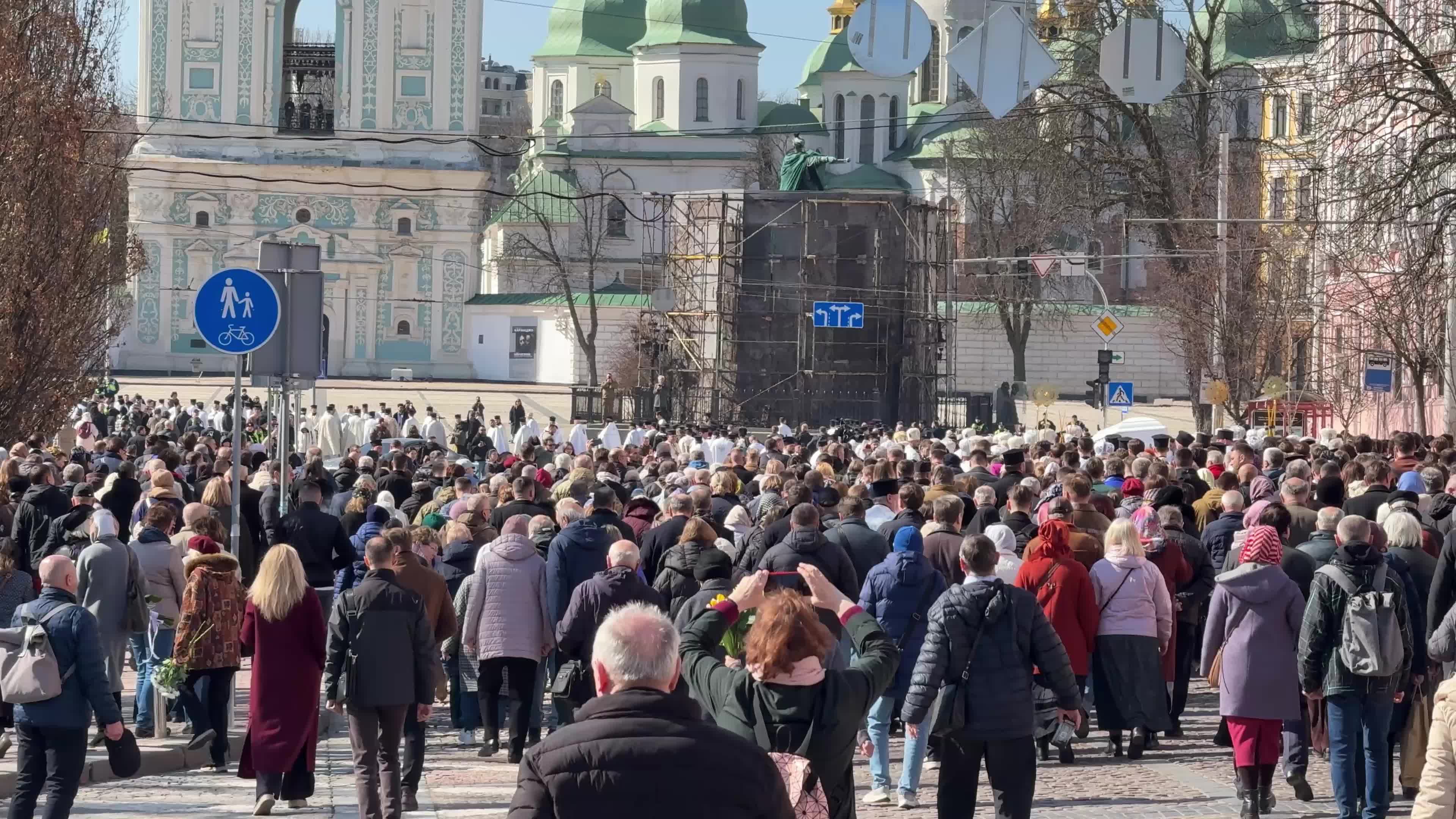Funeral ceremony of Honorary Patriarch of the Orthodox Church of Ukraine Filaret in Kyiv, Ukraine