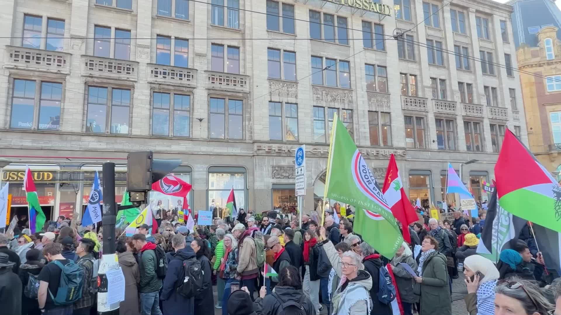 Large Demonstration in Amsterdam Marks International Day Against Racism and Islamophobia