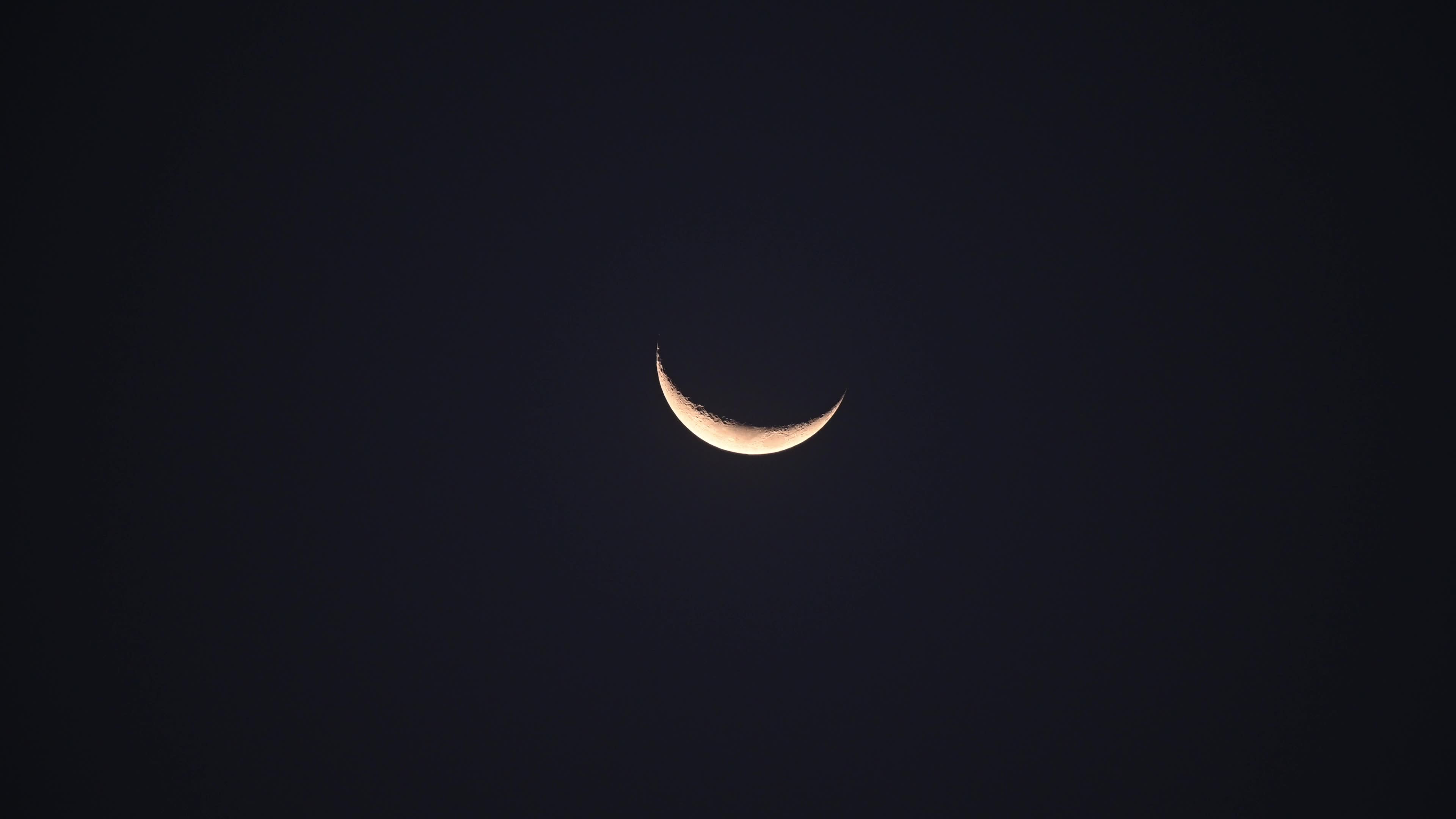 Waxing Crescent Phase Moon