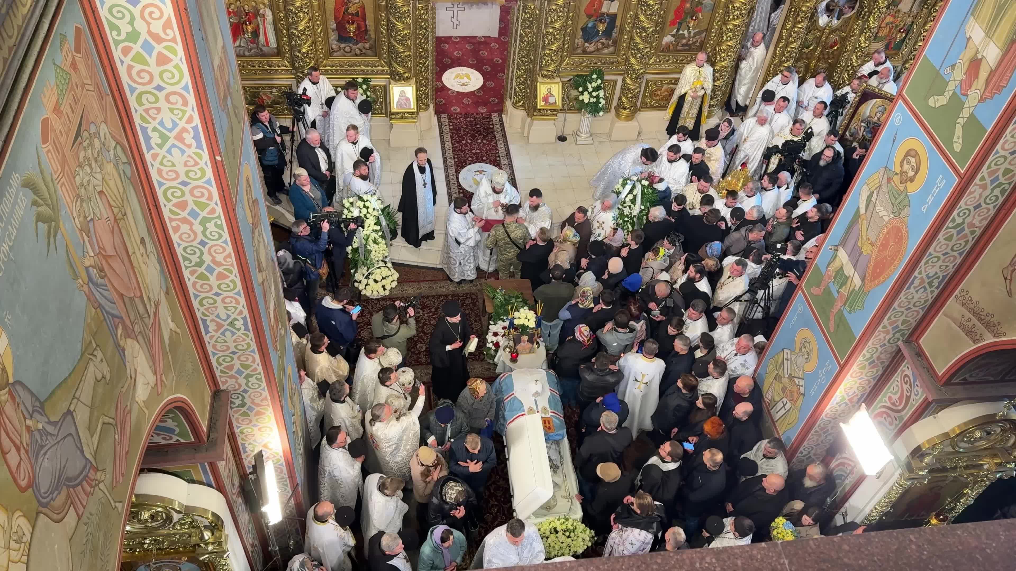 Funeral ceremony of Honorary Patriarch of the Orthodox Church of Ukraine Filaret in Kyiv, Ukraine