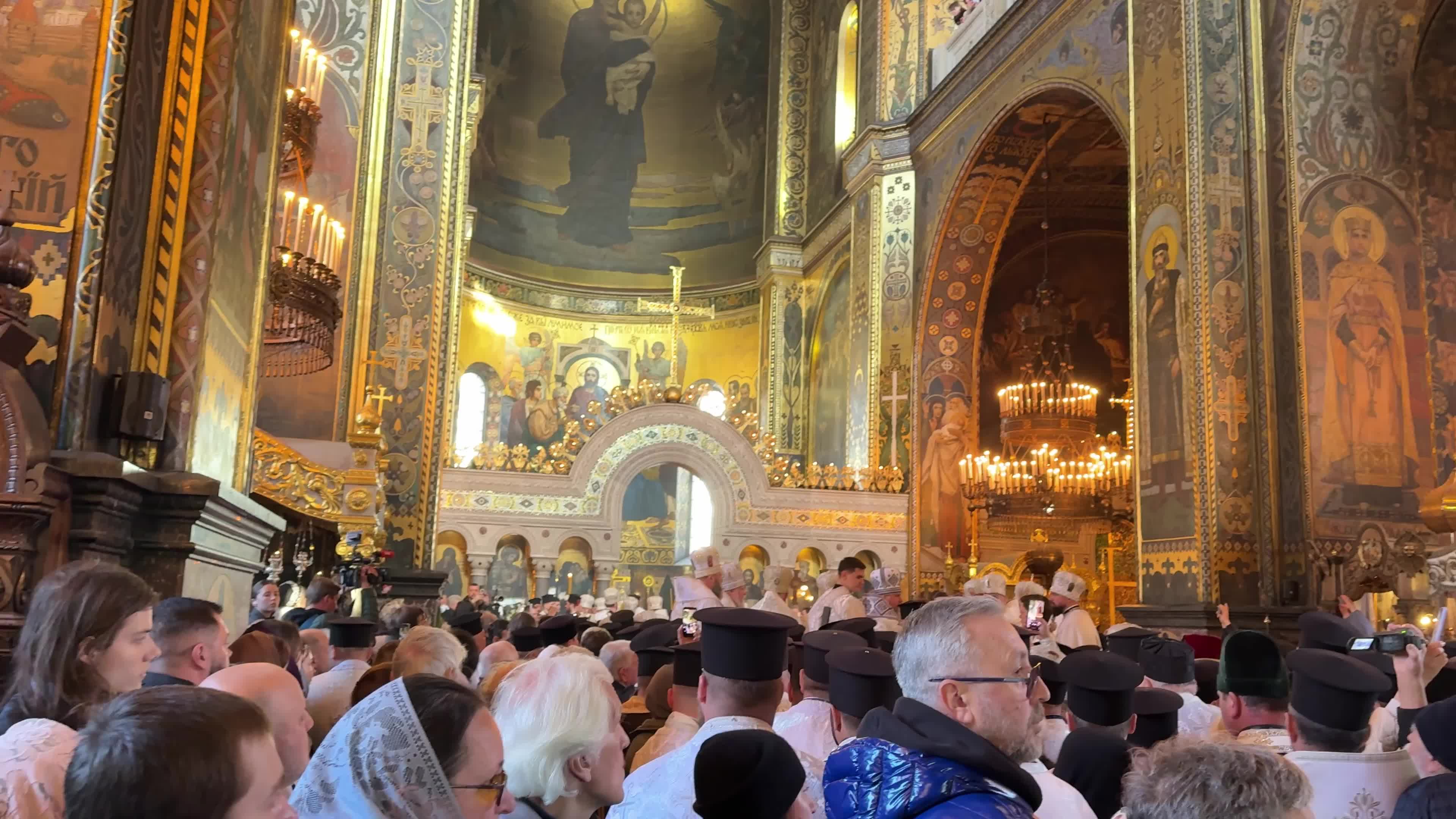 Funeral ceremony of Honorary Patriarch of the Orthodox Church of Ukraine Filaret in Kyiv, Ukraine