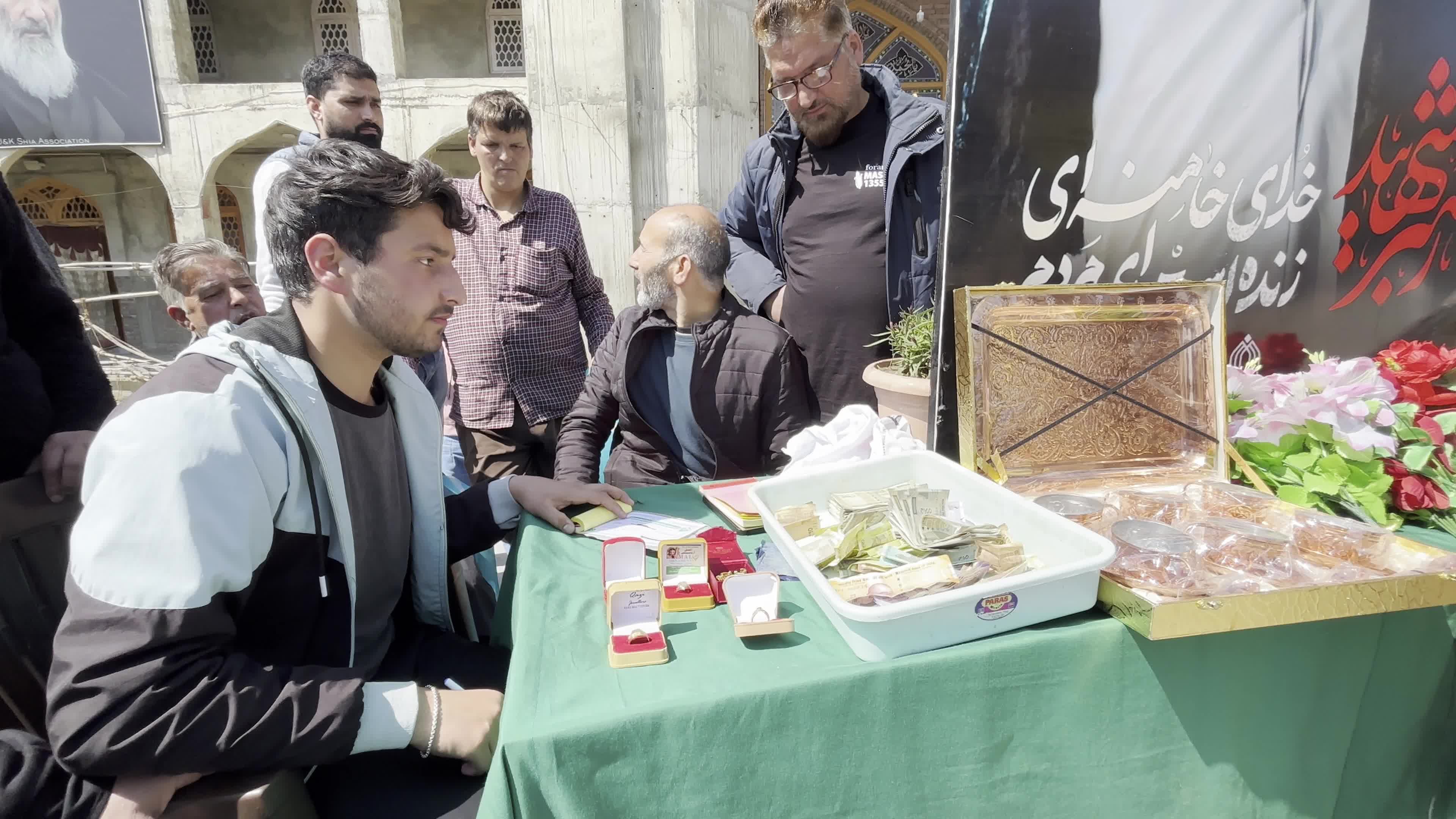 Donation Drive In Kashmir For War-Hit Iran
