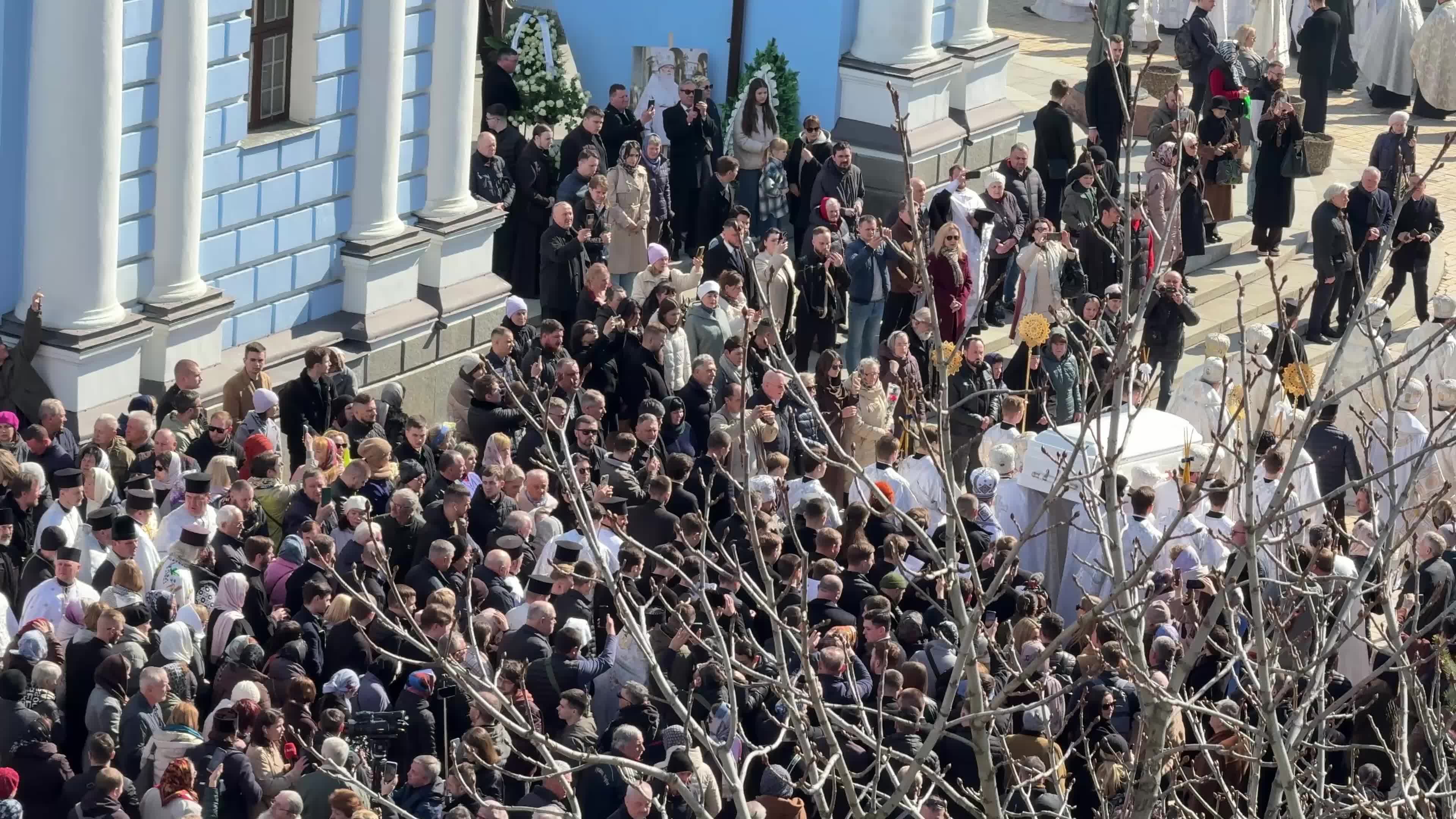 Funeral ceremony of Honorary Patriarch of the Orthodox Church of Ukraine Filaret in Kyiv, Ukraine