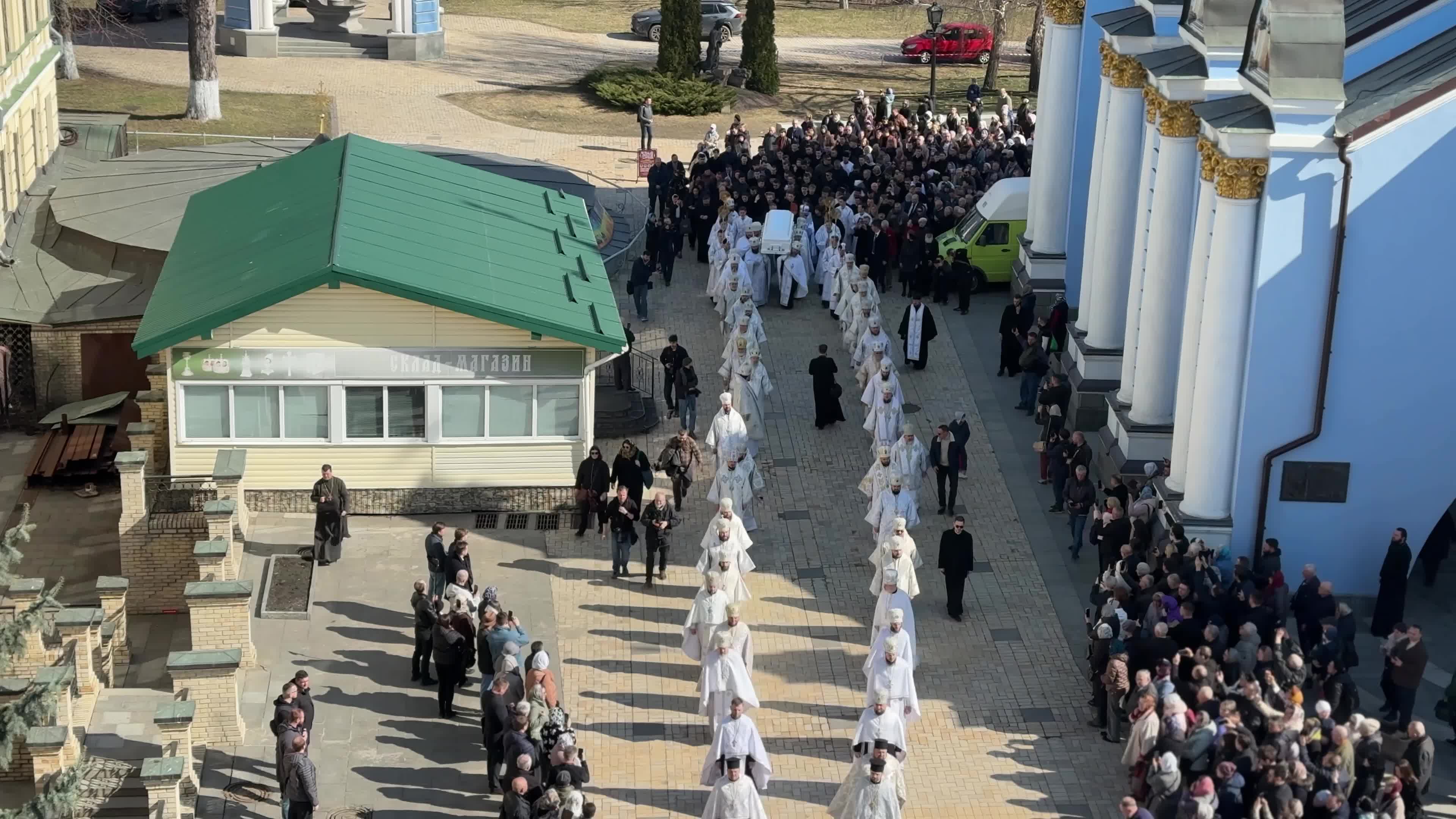 Funeral ceremony of Honorary Patriarch of the Orthodox Church of Ukraine Filaret in Kyiv, Ukraine