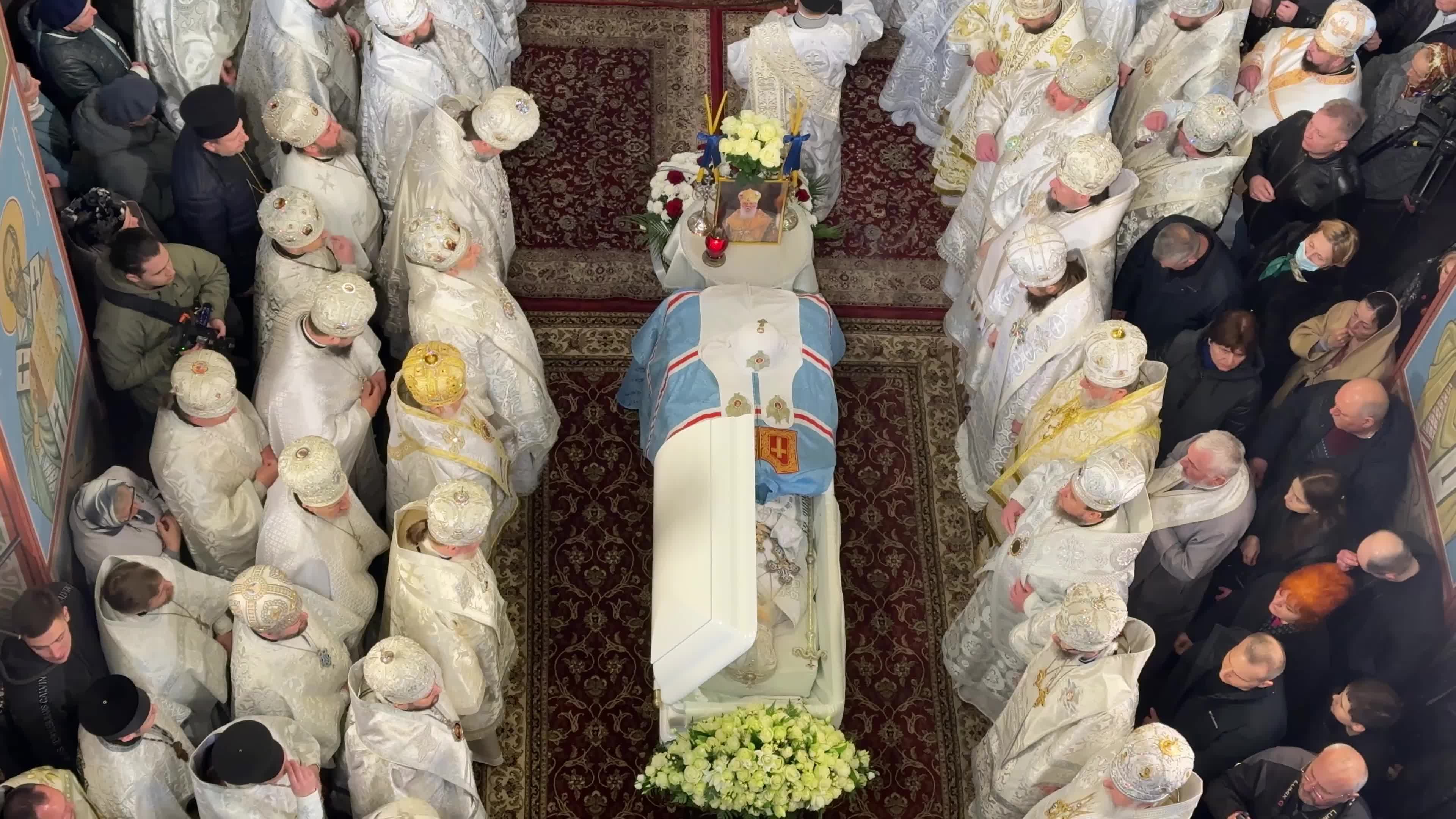 Funeral ceremony of Honorary Patriarch of the Orthodox Church of Ukraine Filaret in Kyiv, Ukraine
