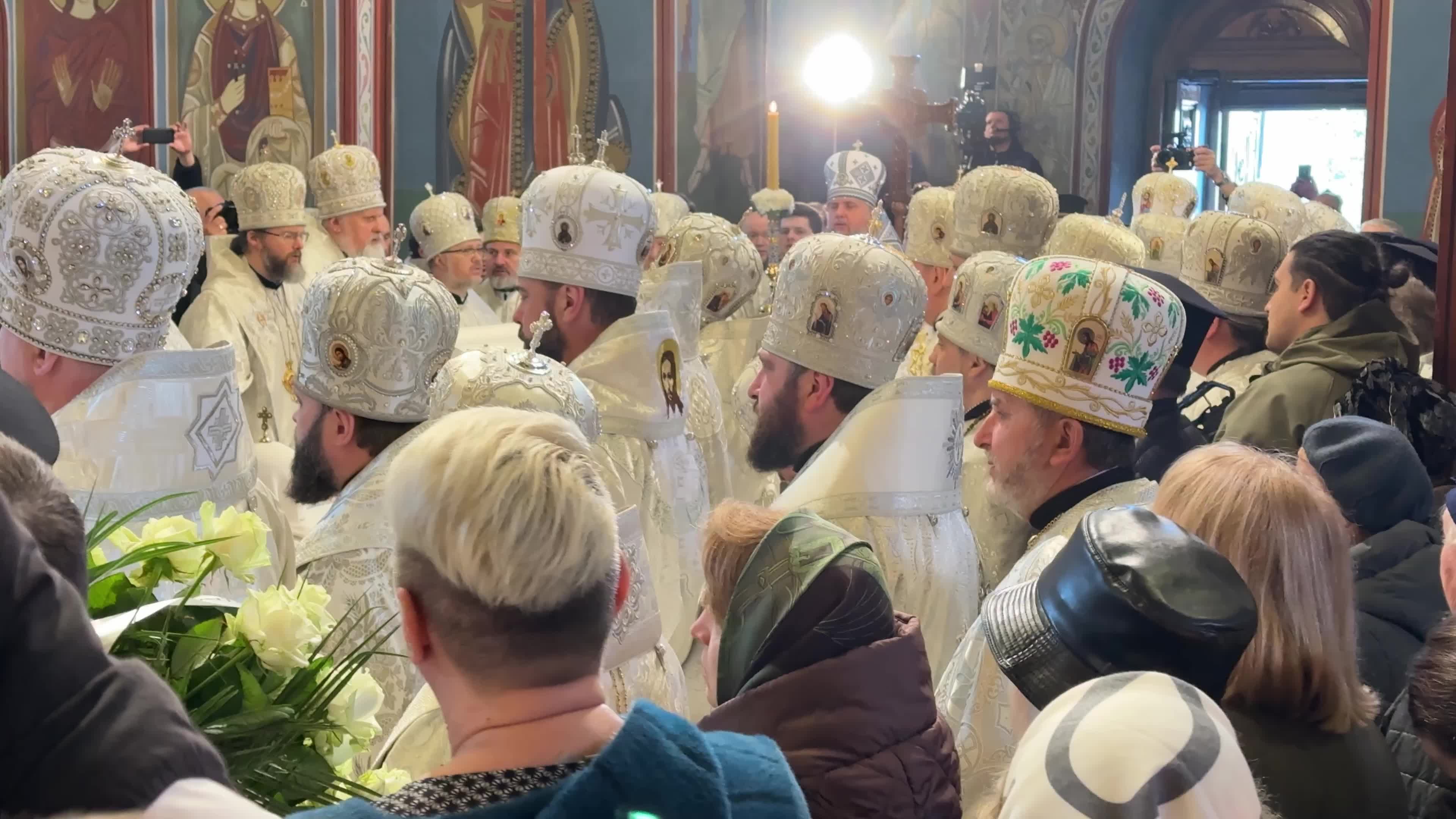 Funeral ceremony of Honorary Patriarch of the Orthodox Church of Ukraine Filaret in Kyiv, Ukraine