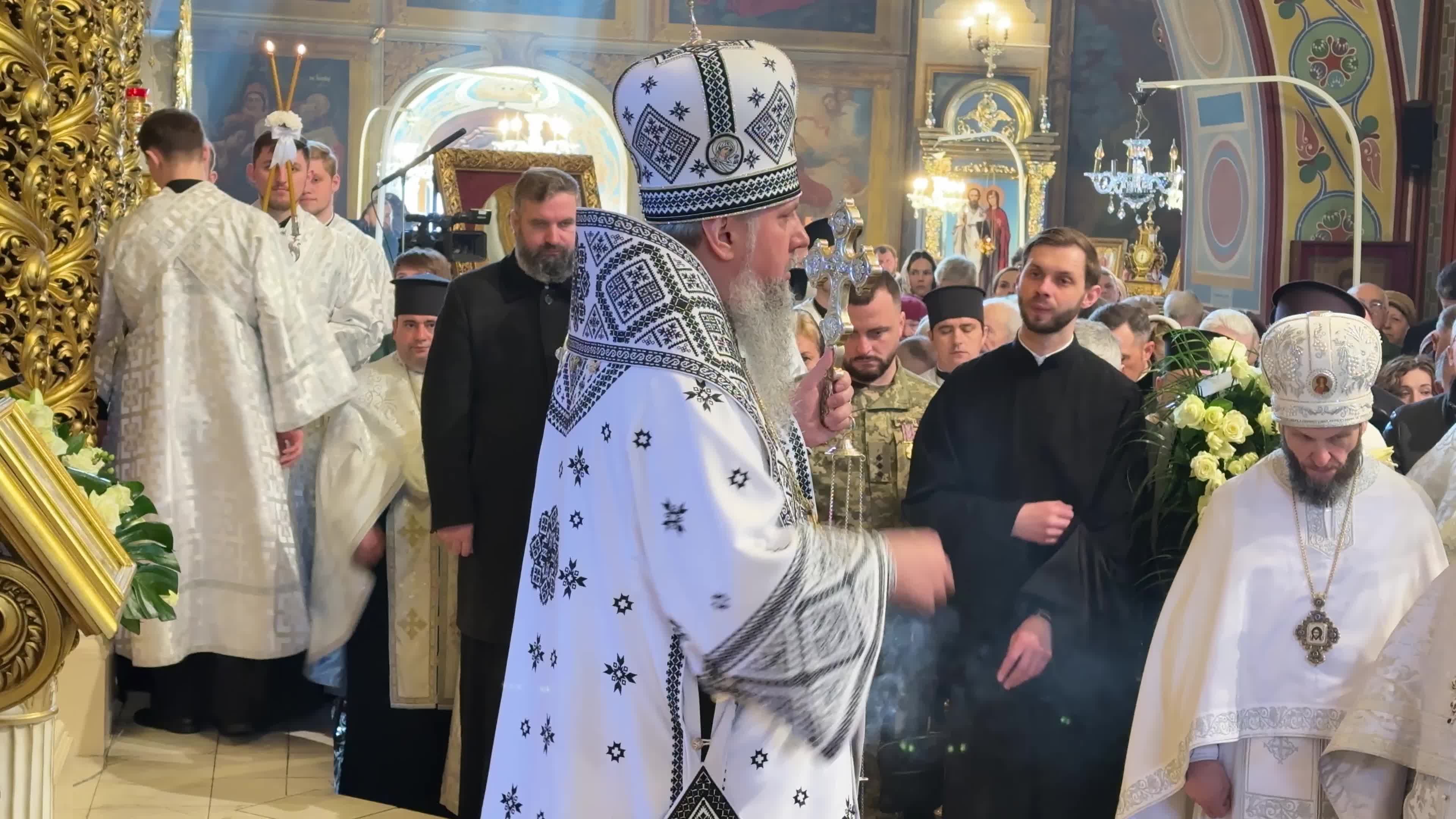 Funeral ceremony of Honorary Patriarch of the Orthodox Church of Ukraine Filaret in Kyiv, Ukraine