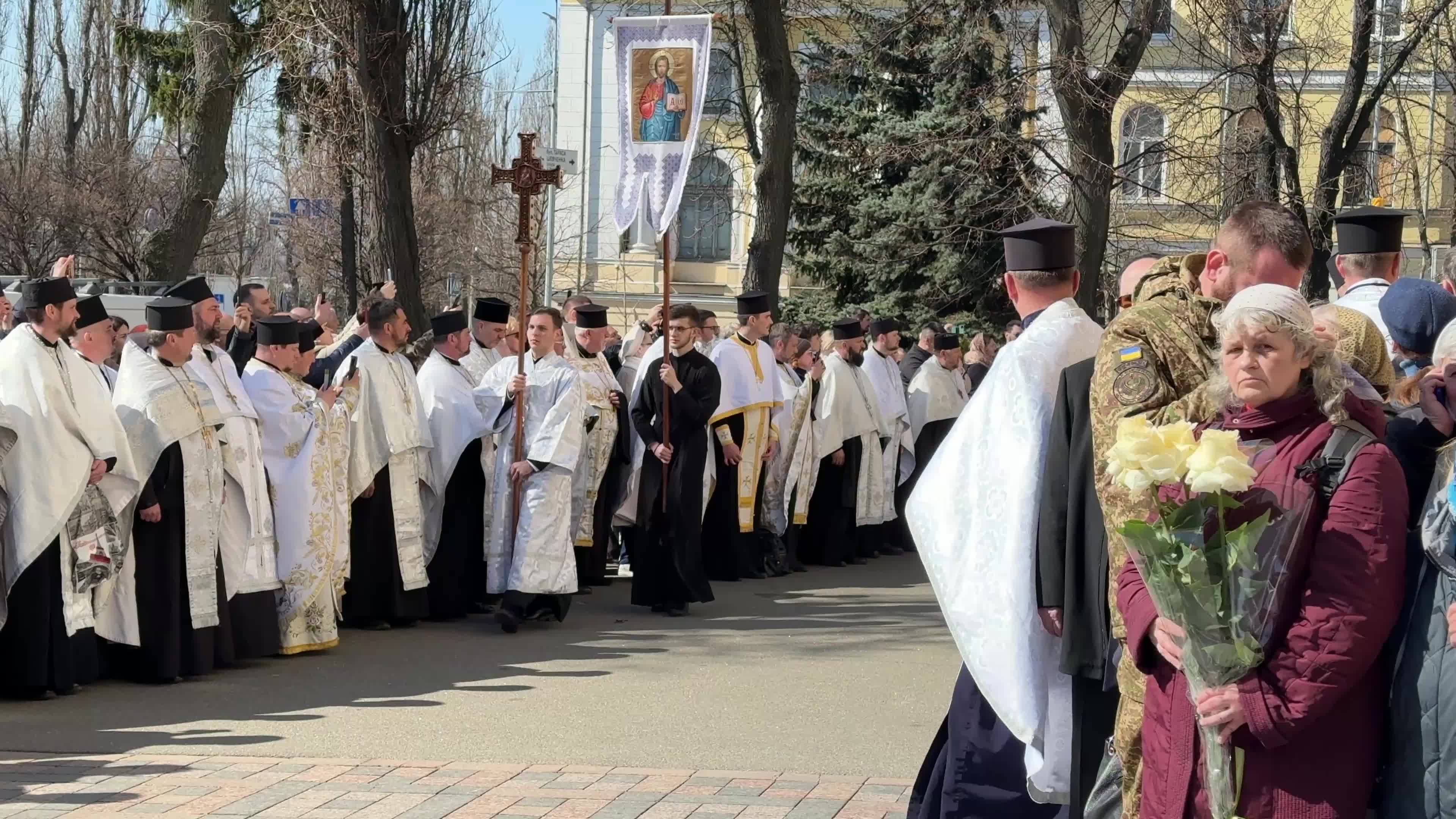 Funeral ceremony of Honorary Patriarch of the Orthodox Church of Ukraine Filaret in Kyiv, Ukraine