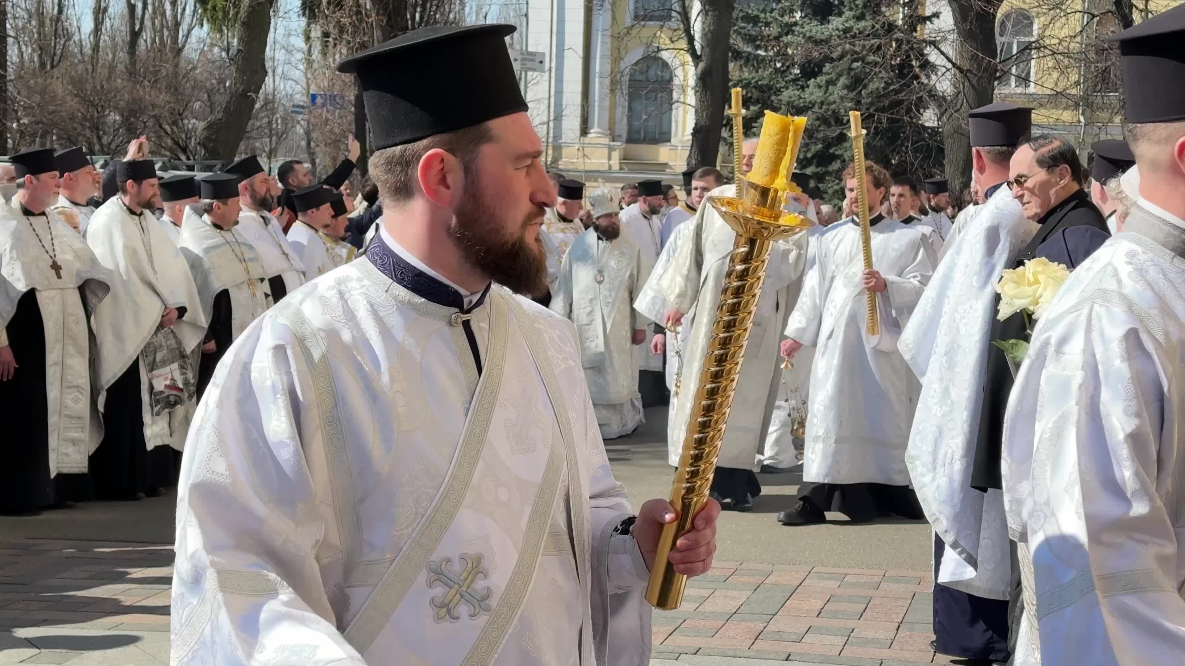 Funeral ceremony of Honorary Patriarch of the Orthodox Church of Ukraine Filaret in Kyiv, Ukraine