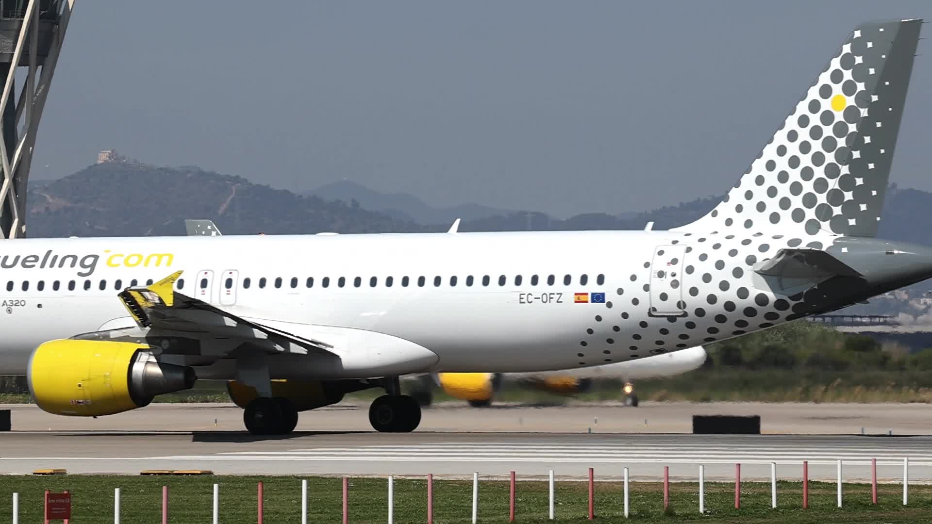 Vueling operations at Barcelona Airport