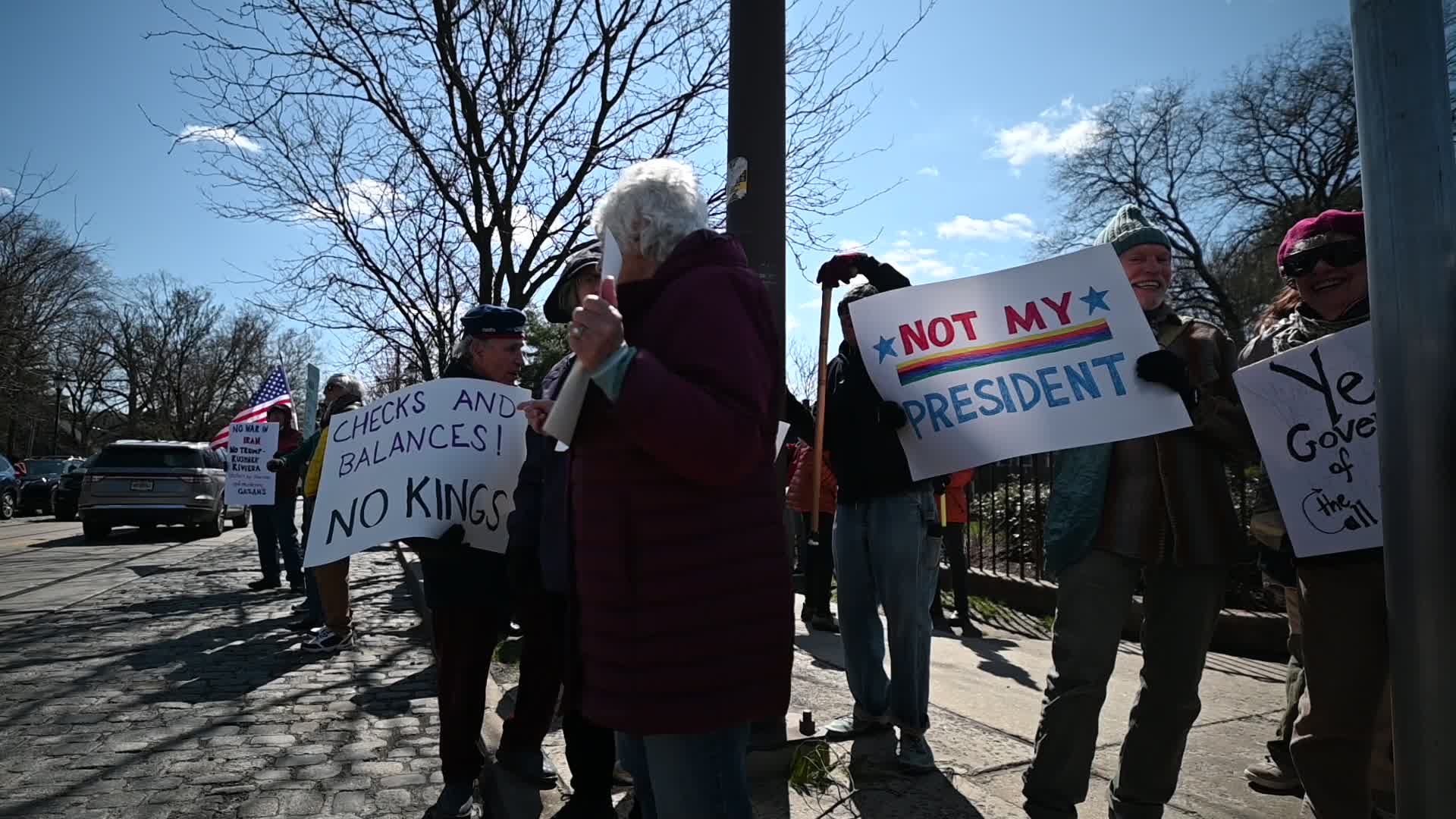 No-Kings Protest in Philadelphia, PA