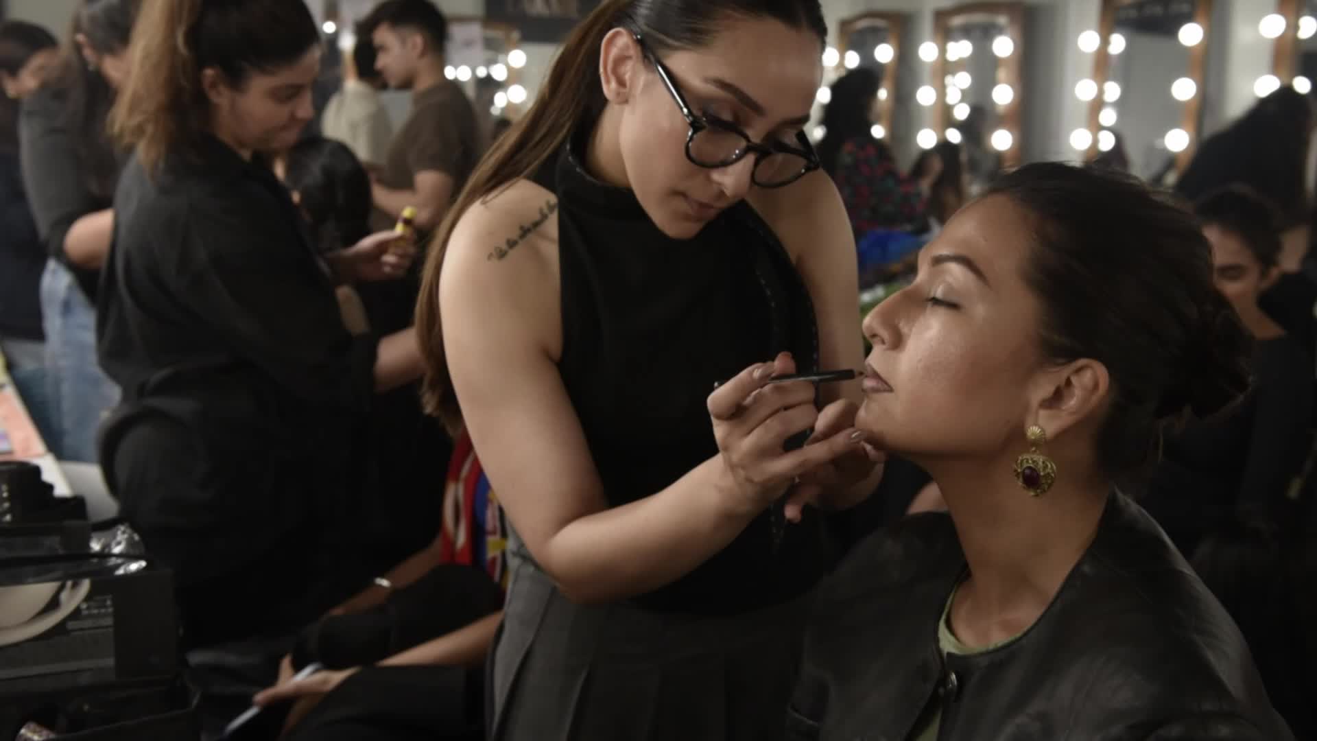 Backstage Lakme Fashion Week