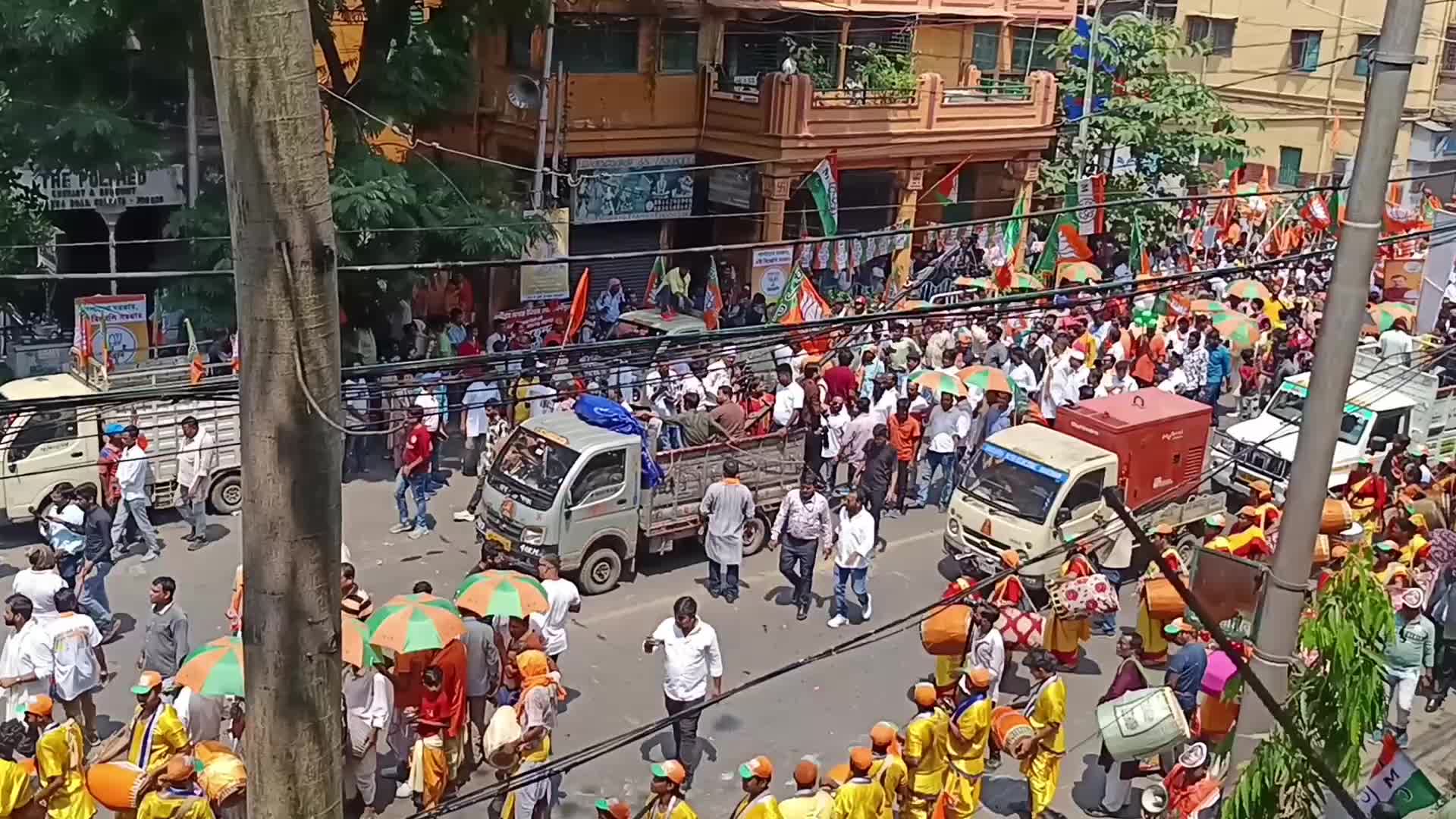 Amit Shah in Kolkata