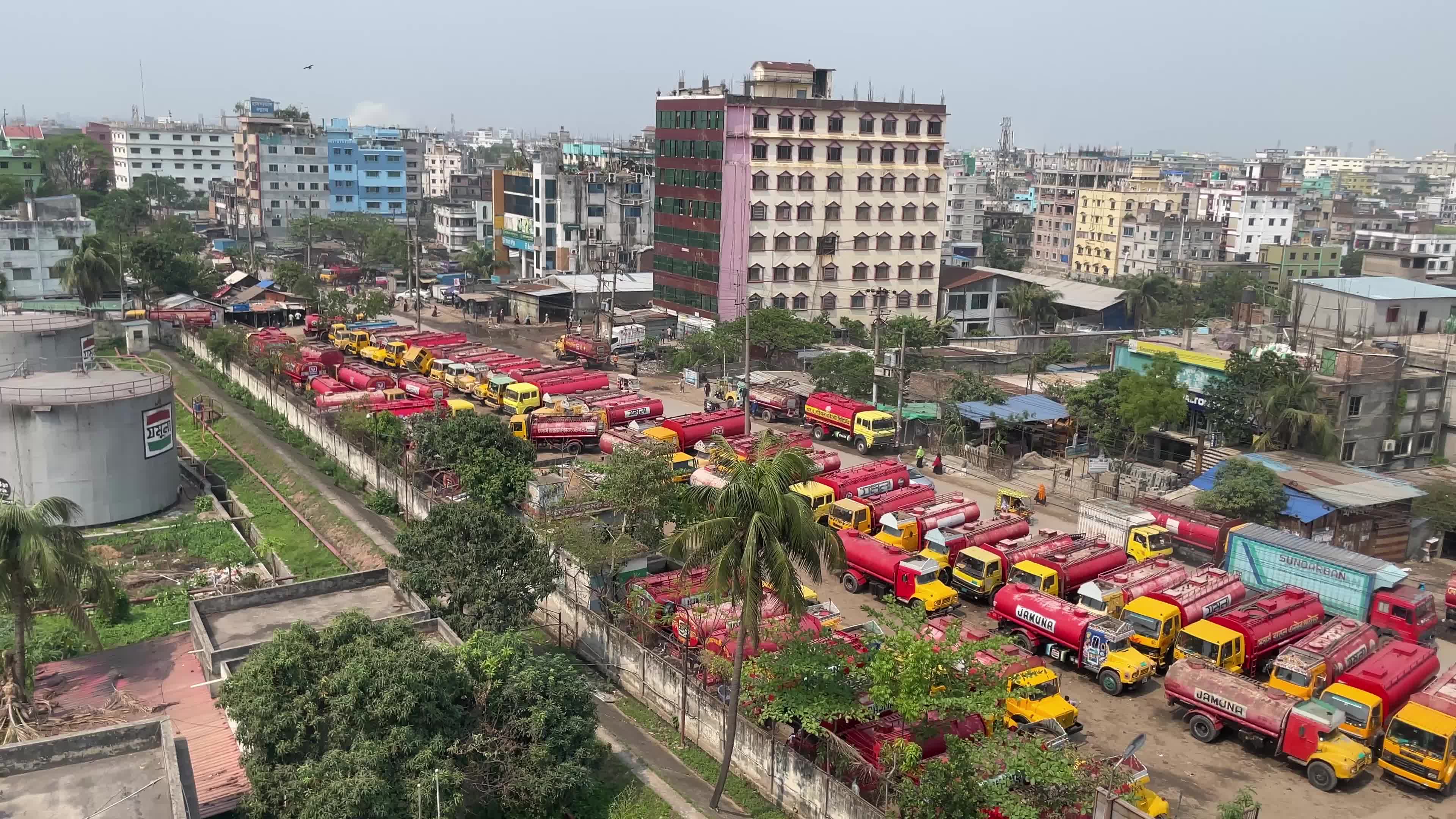 Fuel Rush in Dhaka