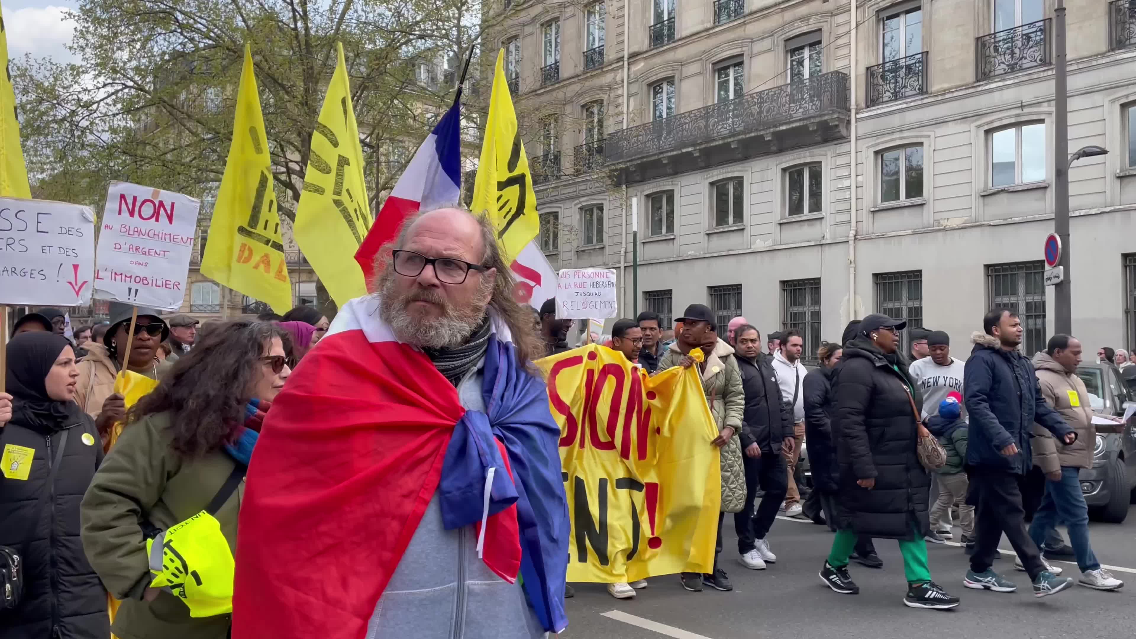Demonstration for the right to housing