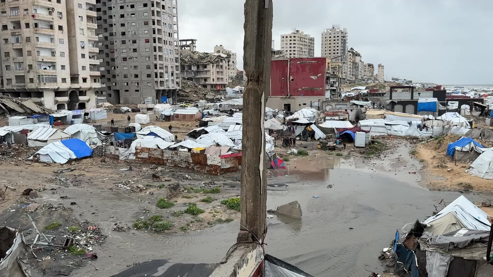 Rainy Day In Gaza, Palestine