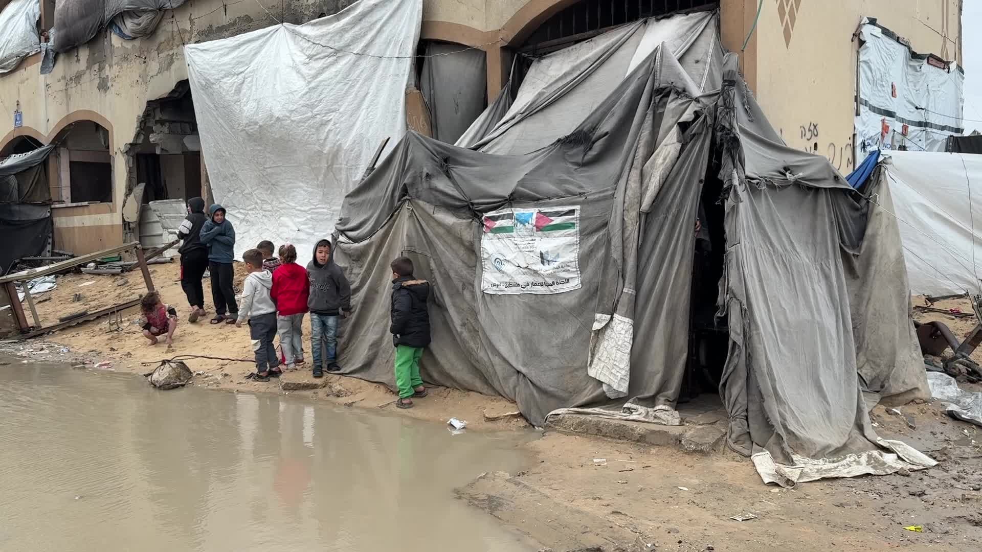 Rainy Day In Gaza, Palestine