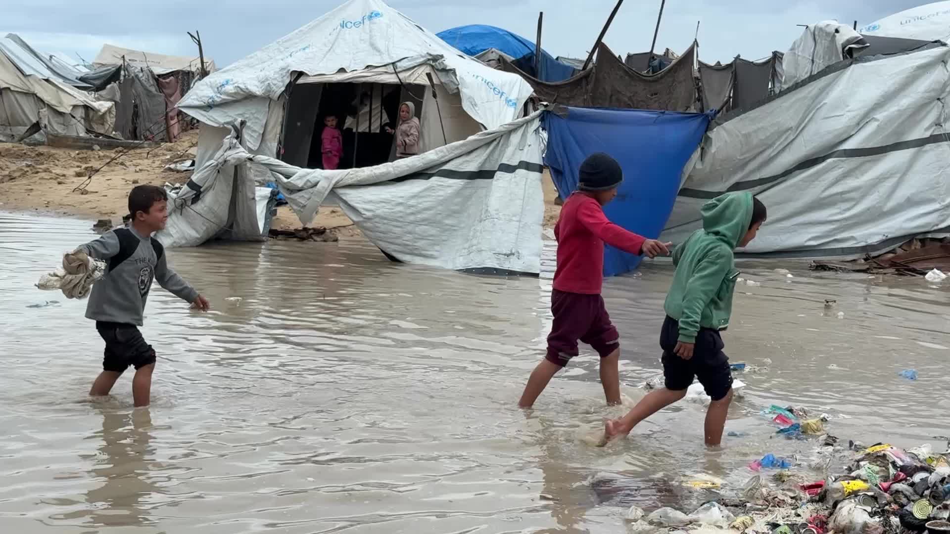 Rainy Day In Gaza, Palestine