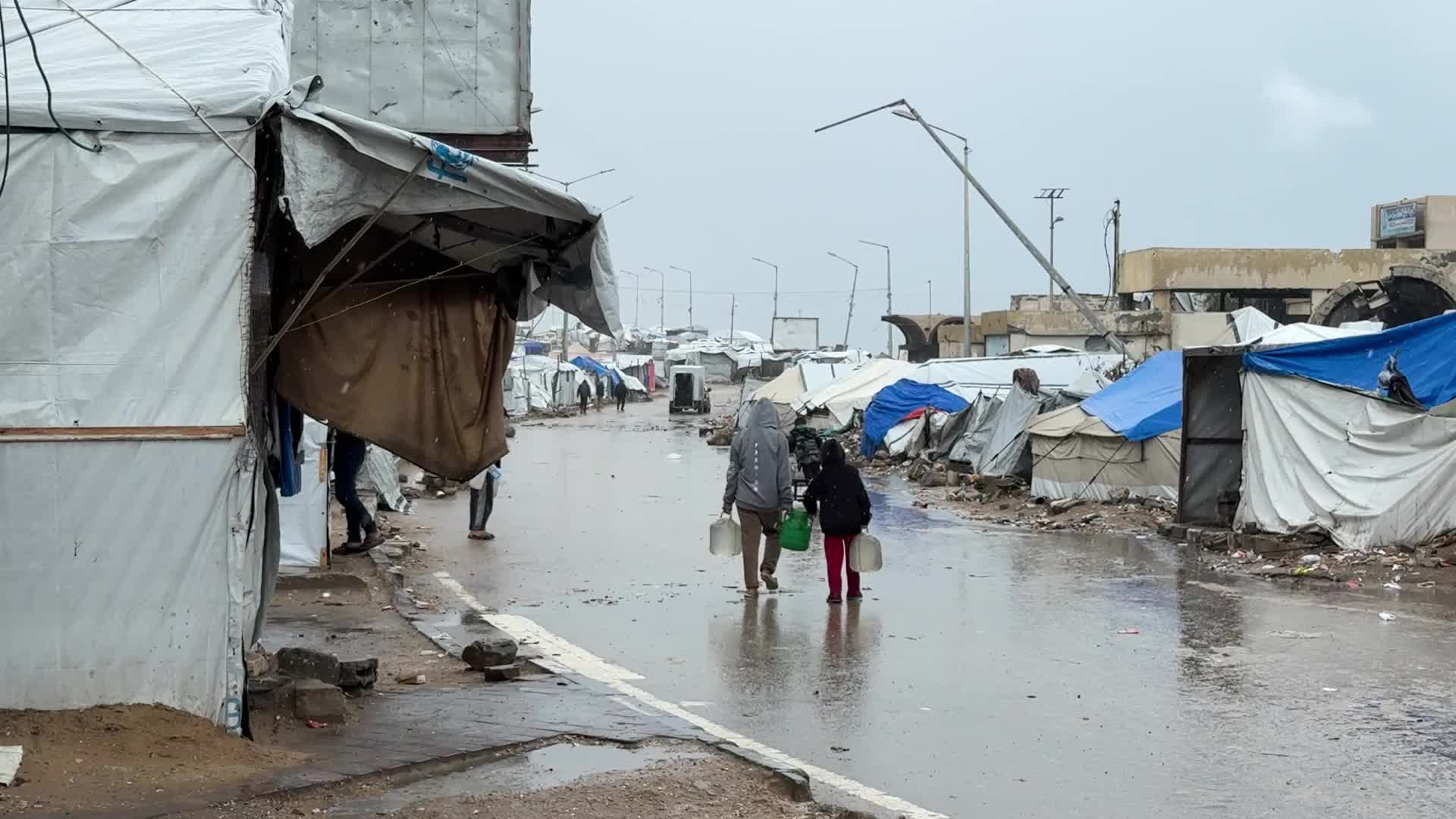 Rainy Day In Gaza, Palestine
