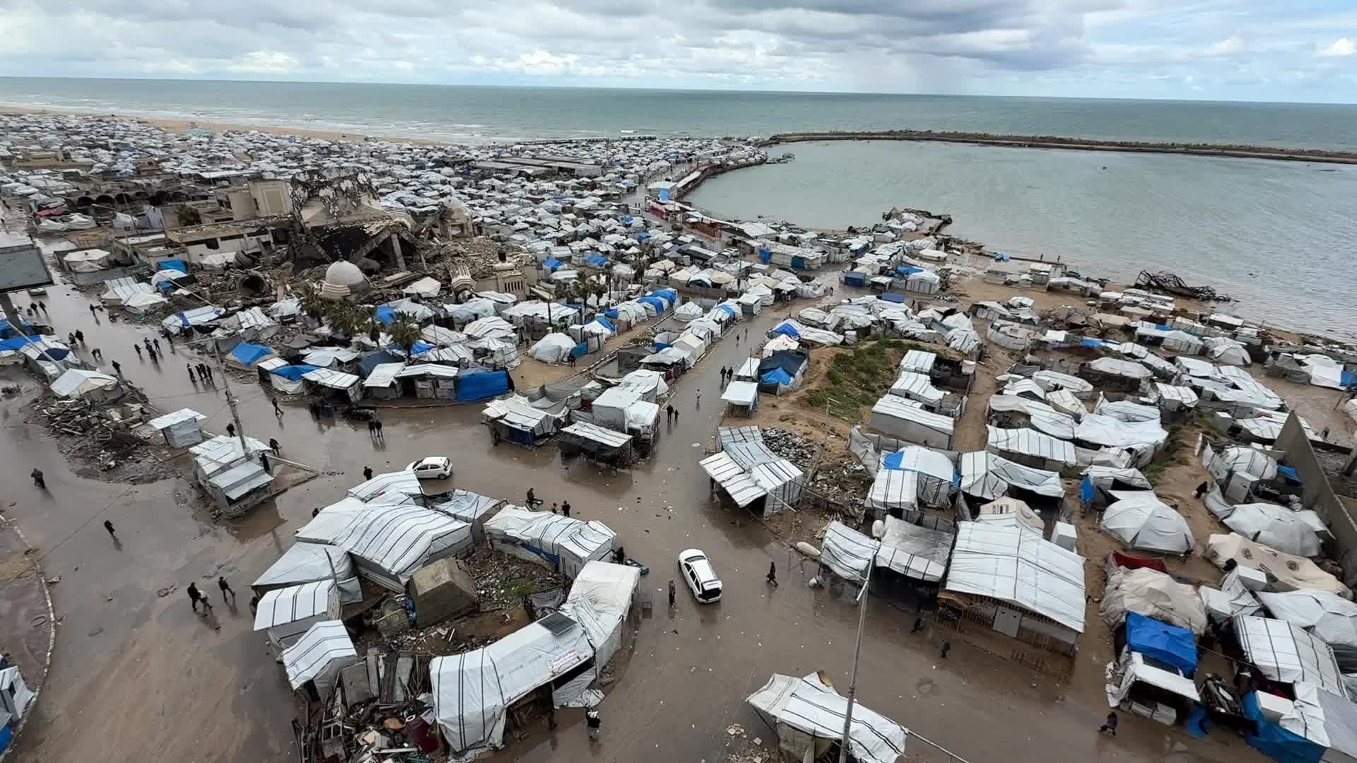 Rainy Day In Gaza, Palestine
