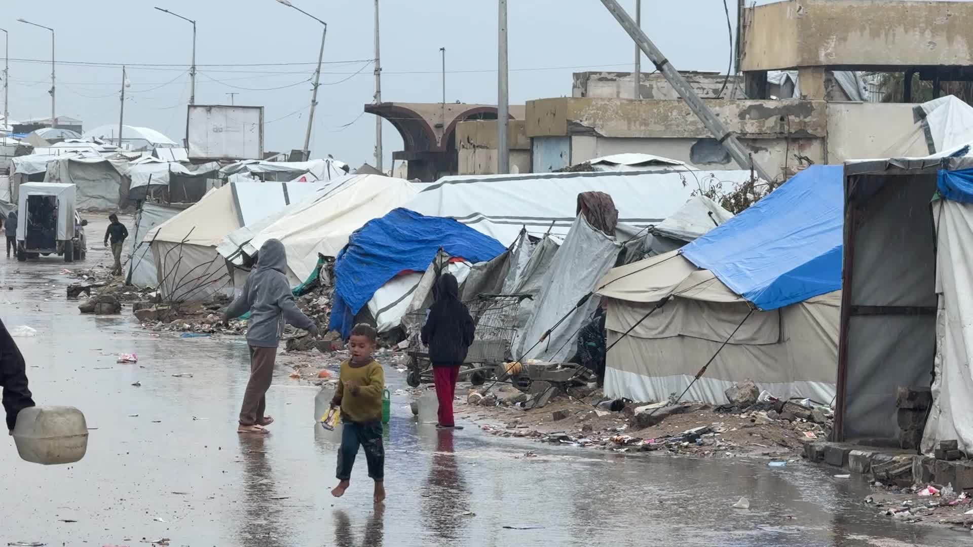 Rainy Day In Gaza, Palestine